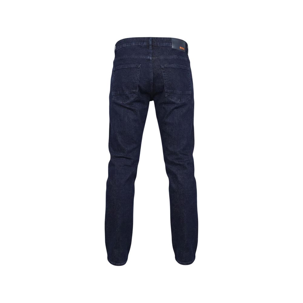 Hugo Boss Blue Cotton Skinny Jeans - Timeless Luxury Fit
