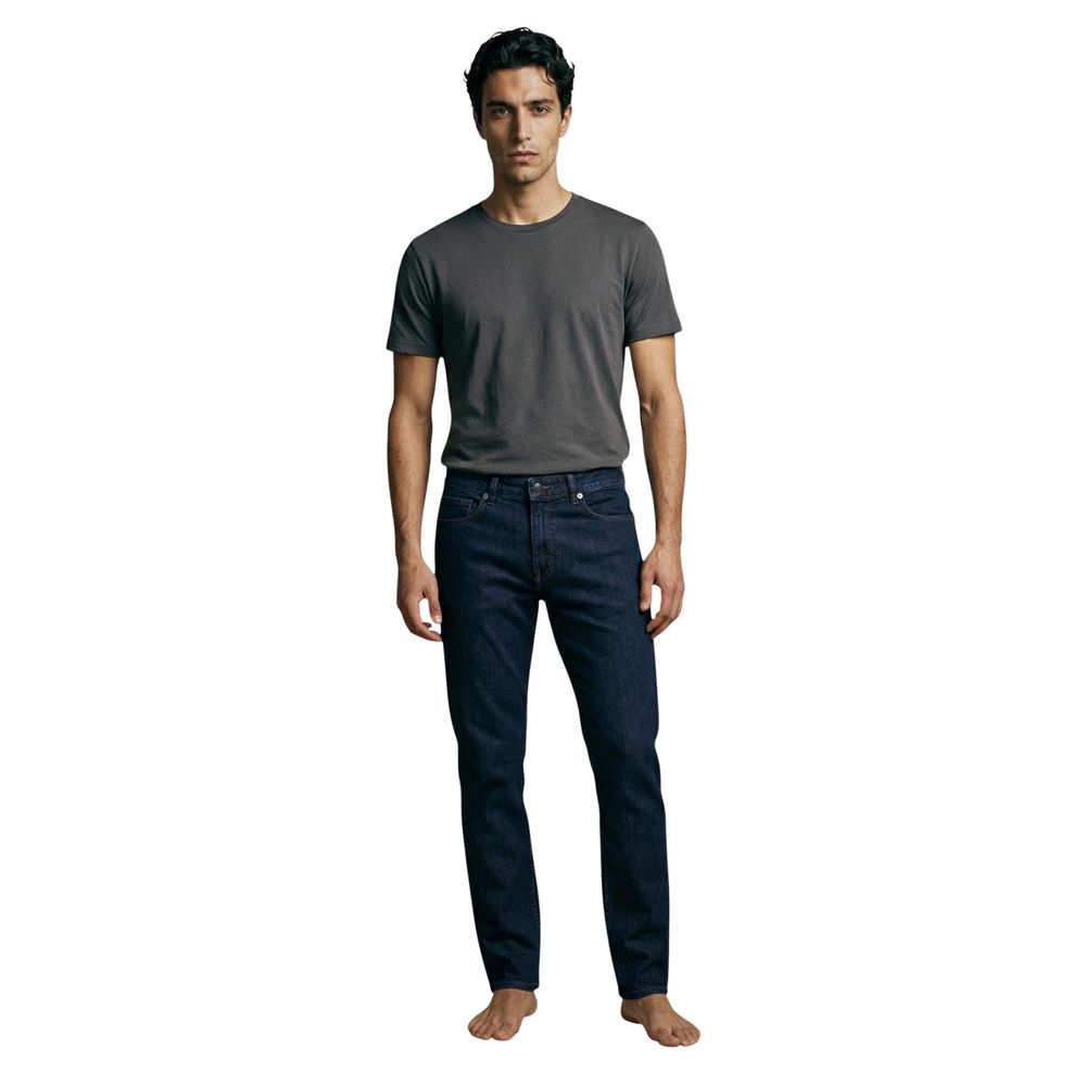 Hugo Boss Blue Cotton Skinny Jeans - Timeless Elegance for All