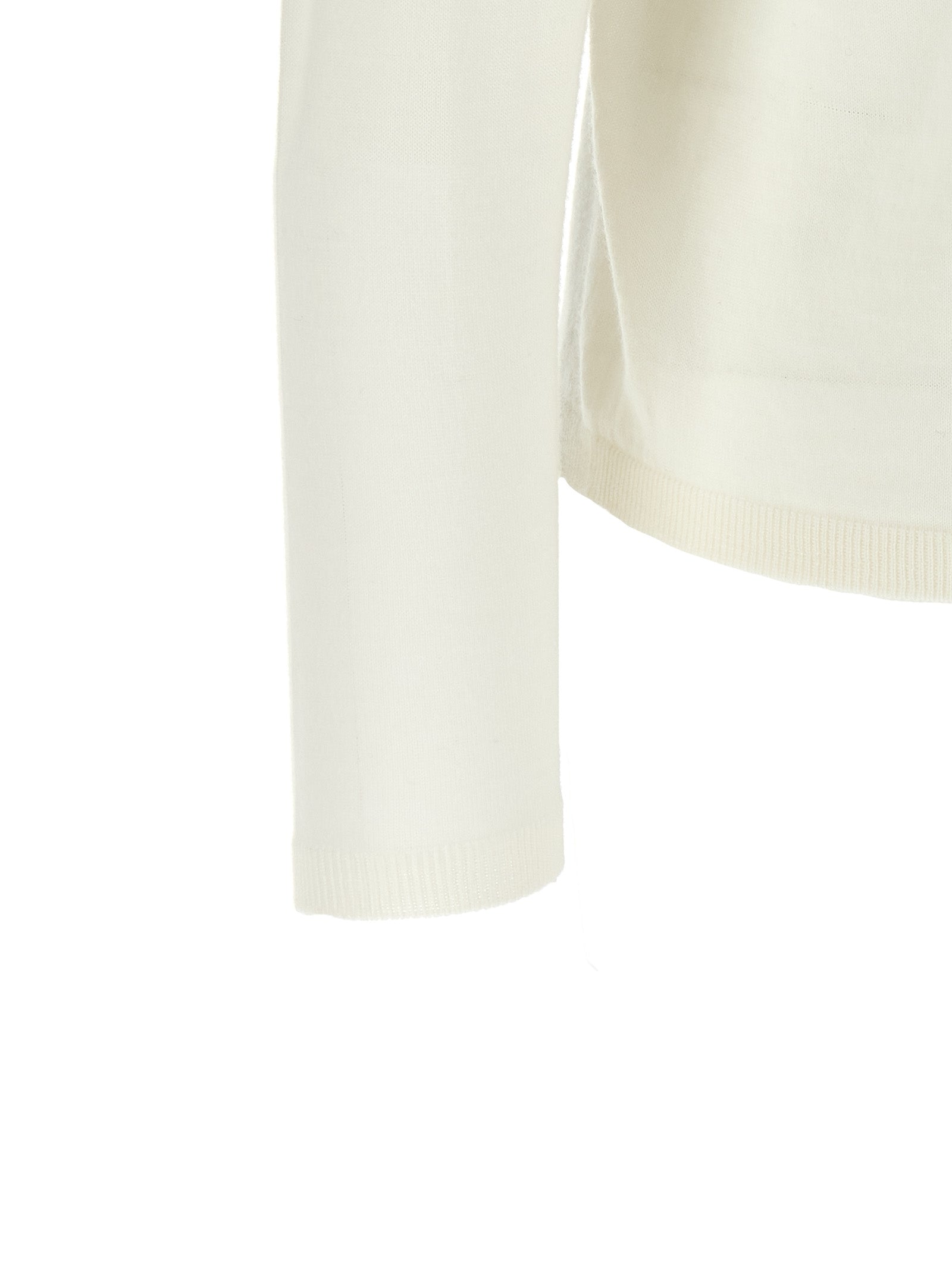 Max Mara White Virgin Wool Cardigan - Timeless Luxury Knitwear