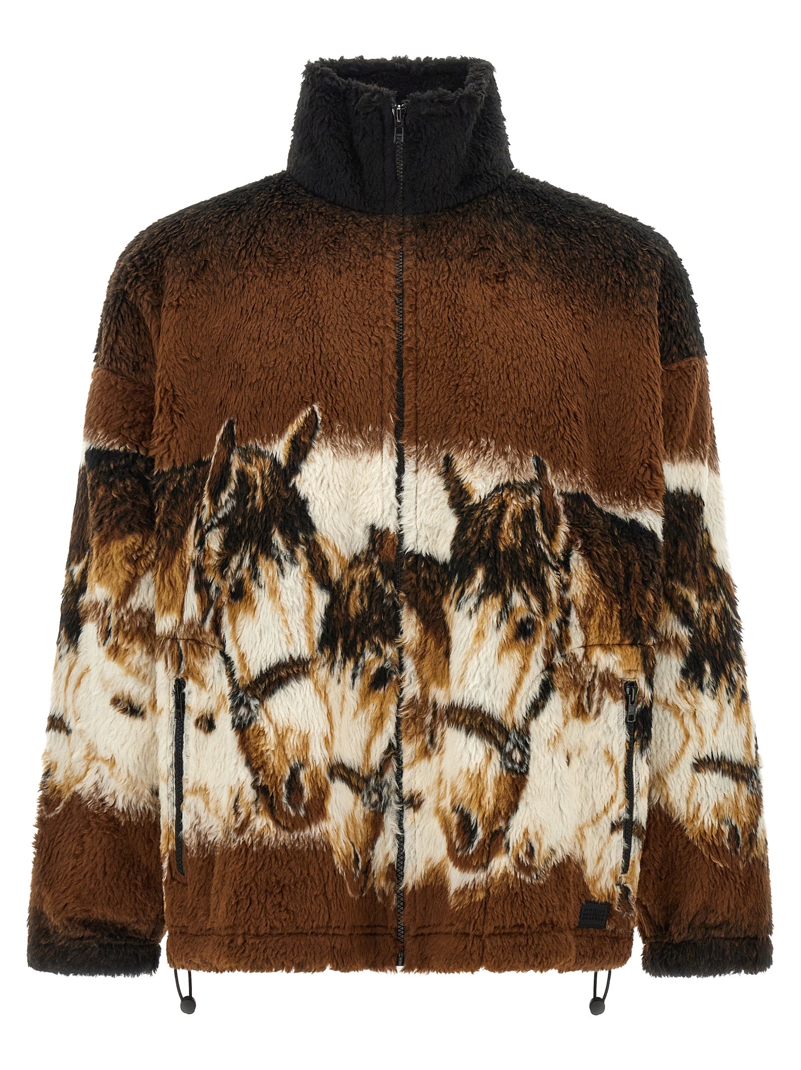 MM6 Maison Margiela Brown Polyethylene Sweatshirt - Luxe Equestrian Style