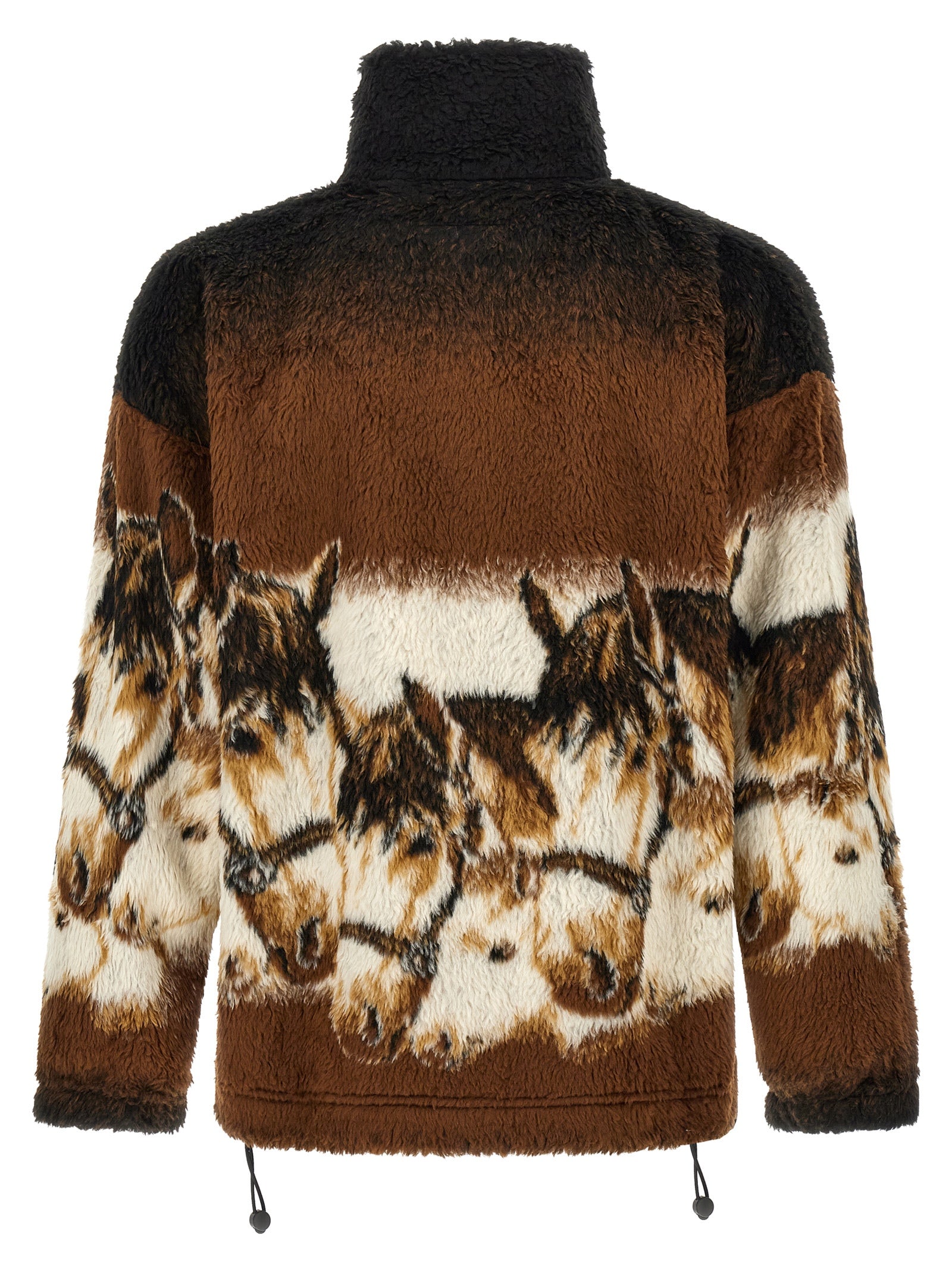 MM6 Maison Margiela Brown Polyethylene Sweatshirt - Luxe Equestrian Elegance