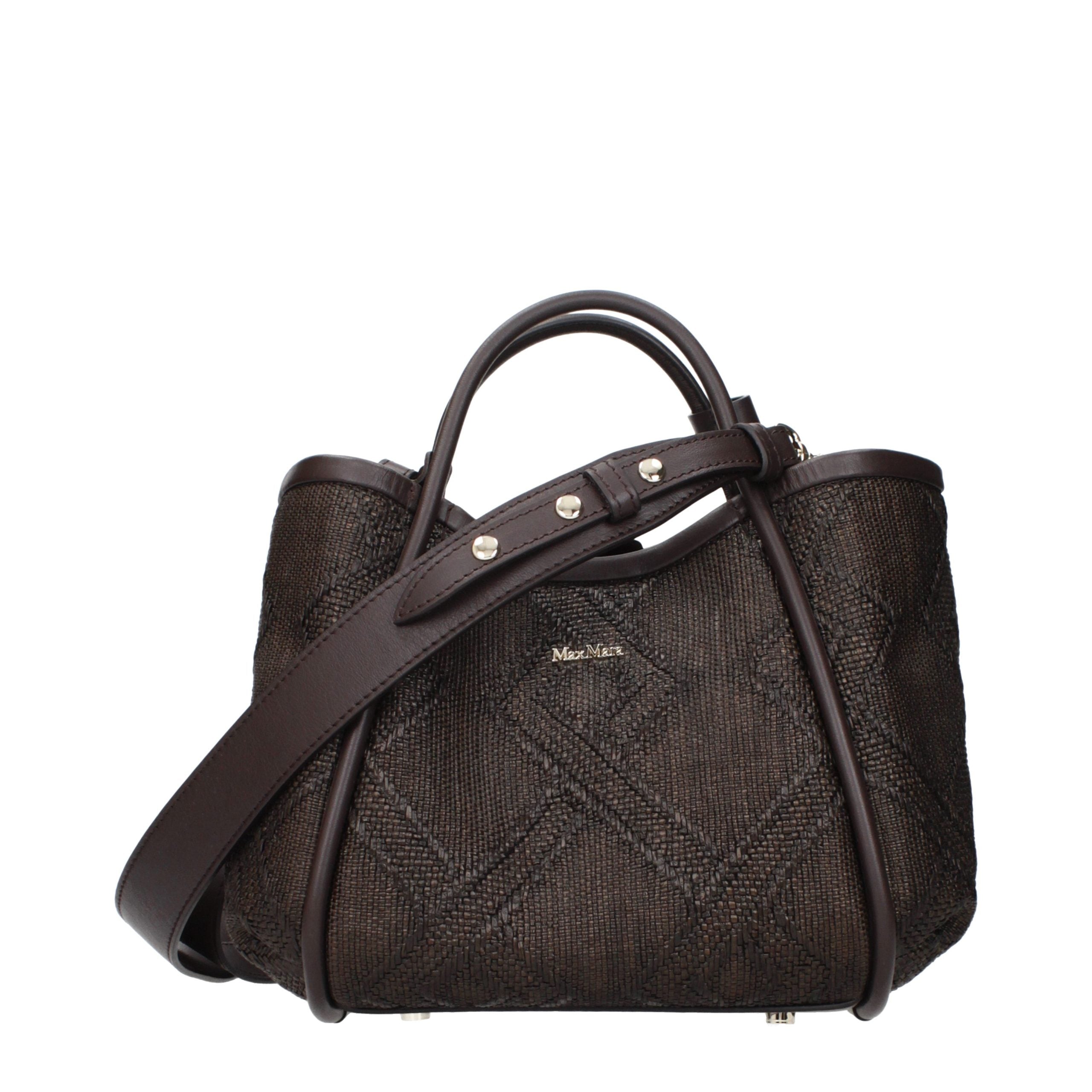 Max Mara Brown Raffia Handbag - Exquisite Luxury for the Discerning