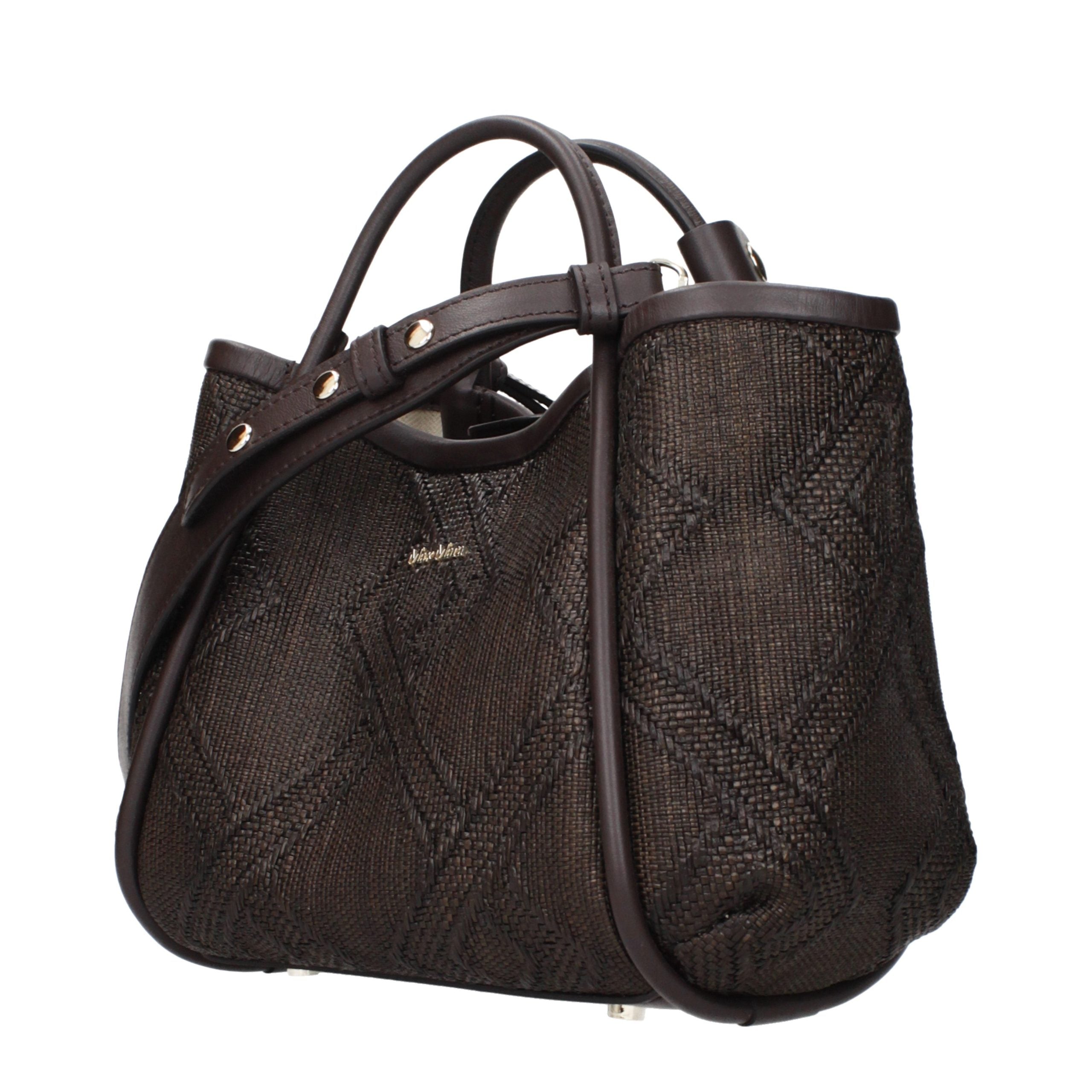 Max Mara Brown Raffia Handbag - Timeless Luxury for the Discerning