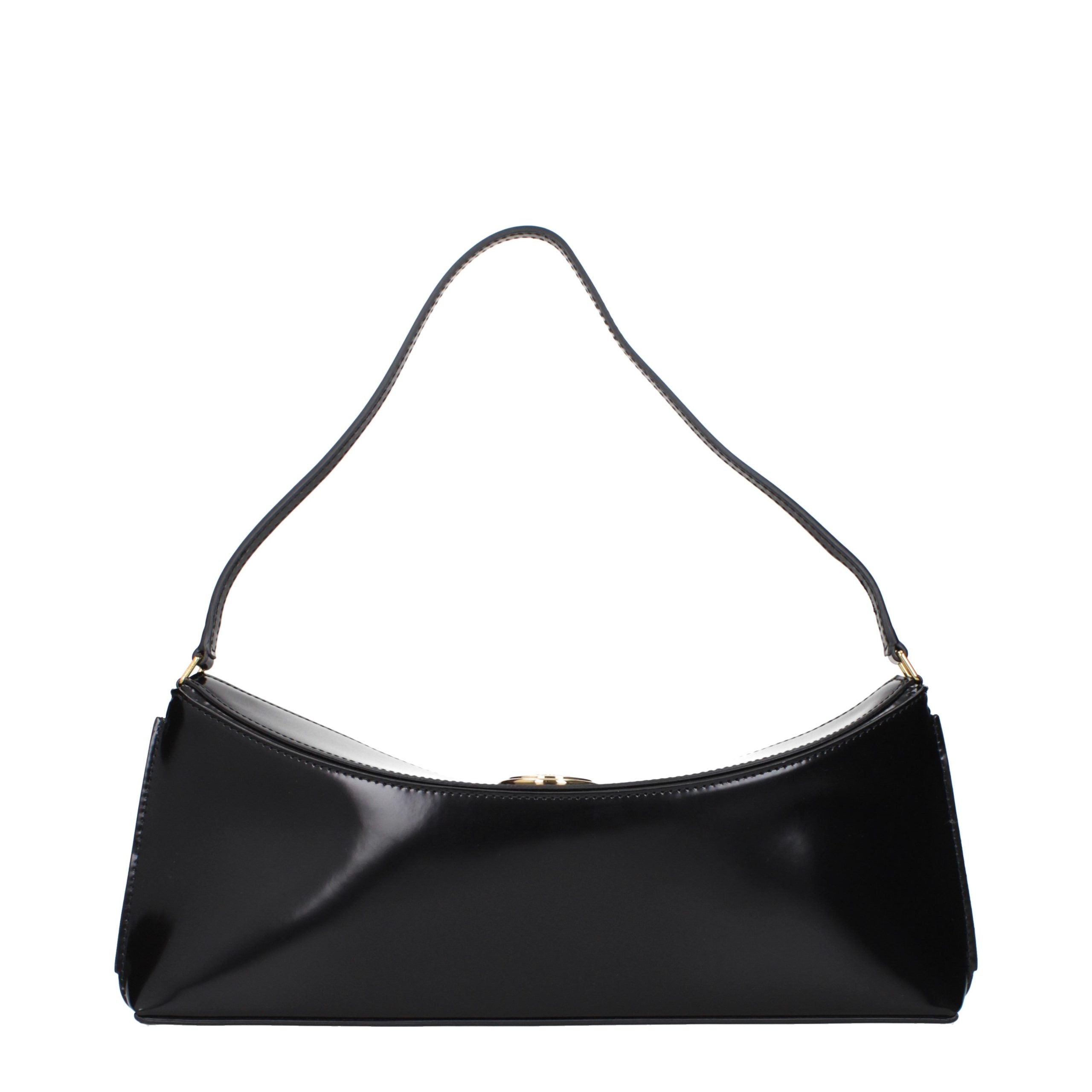 Jacquemus Black Leather Shoulder Bag - Timeless Luxury Elegance
