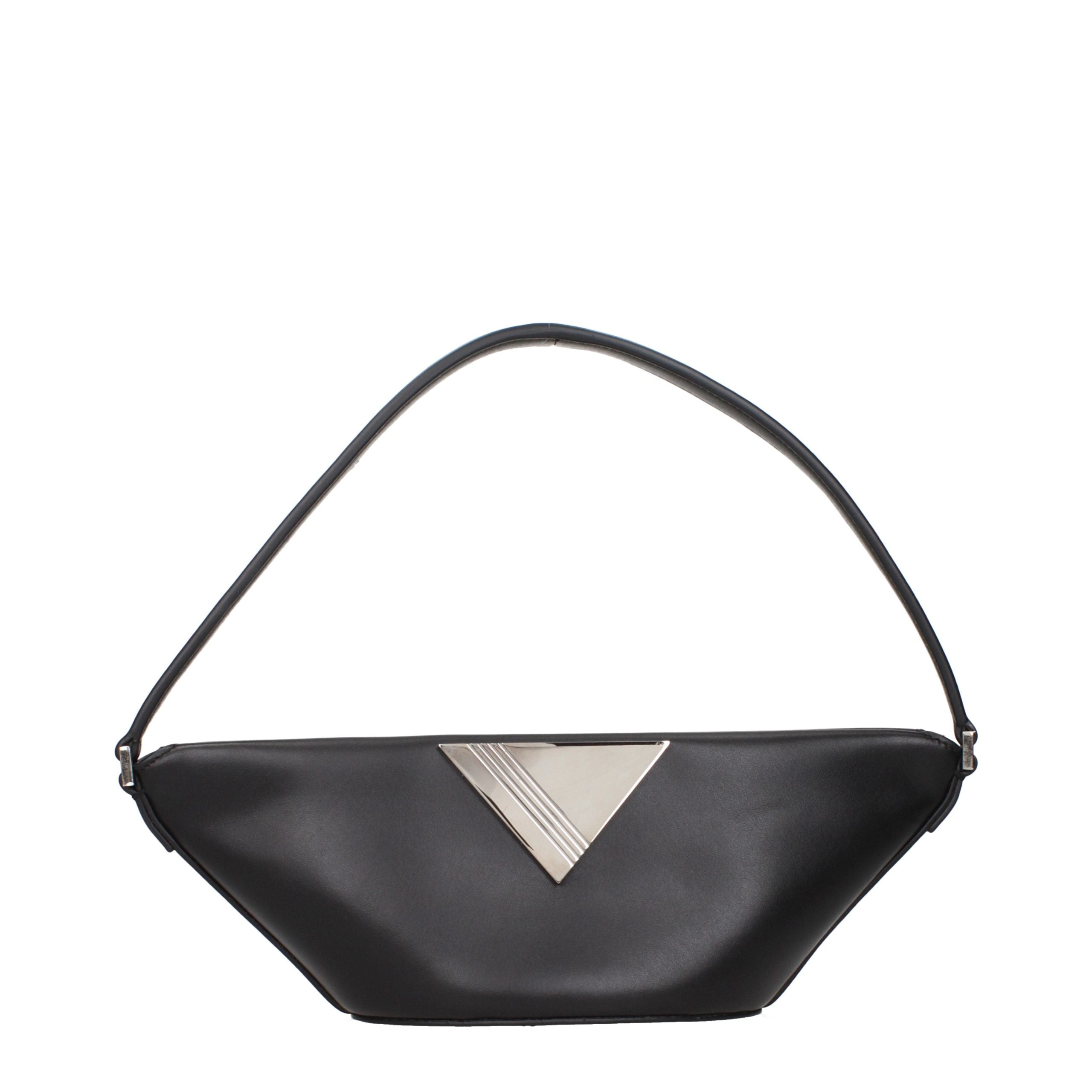 The Attico Black Leather Handbag - Timeless Luxury Redefined