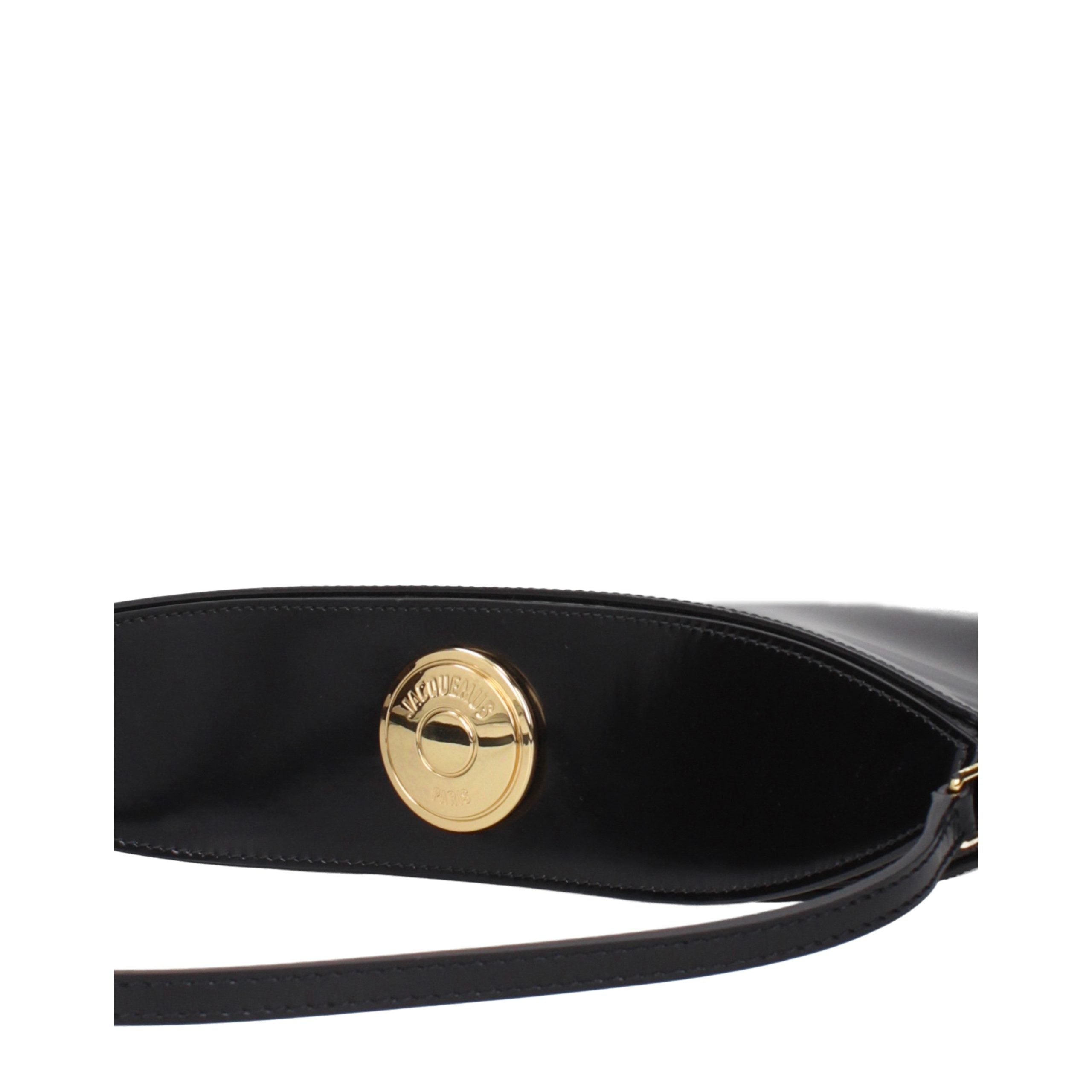 Jacquemus Black Leather Shoulder Bag - Timeless Luxury Accessory