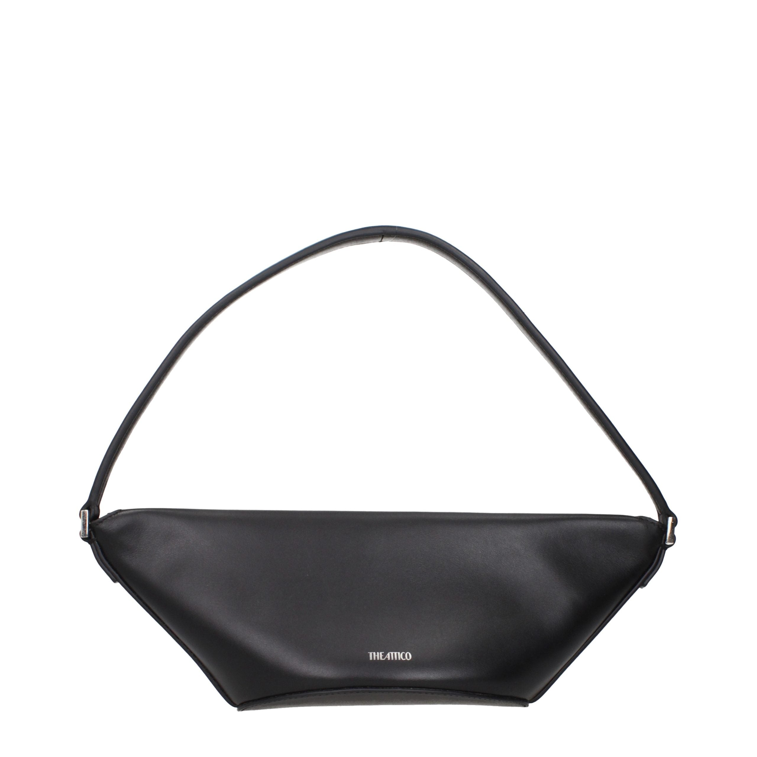The Attico Black Leather Handbag - Timeless Luxury Redefined
