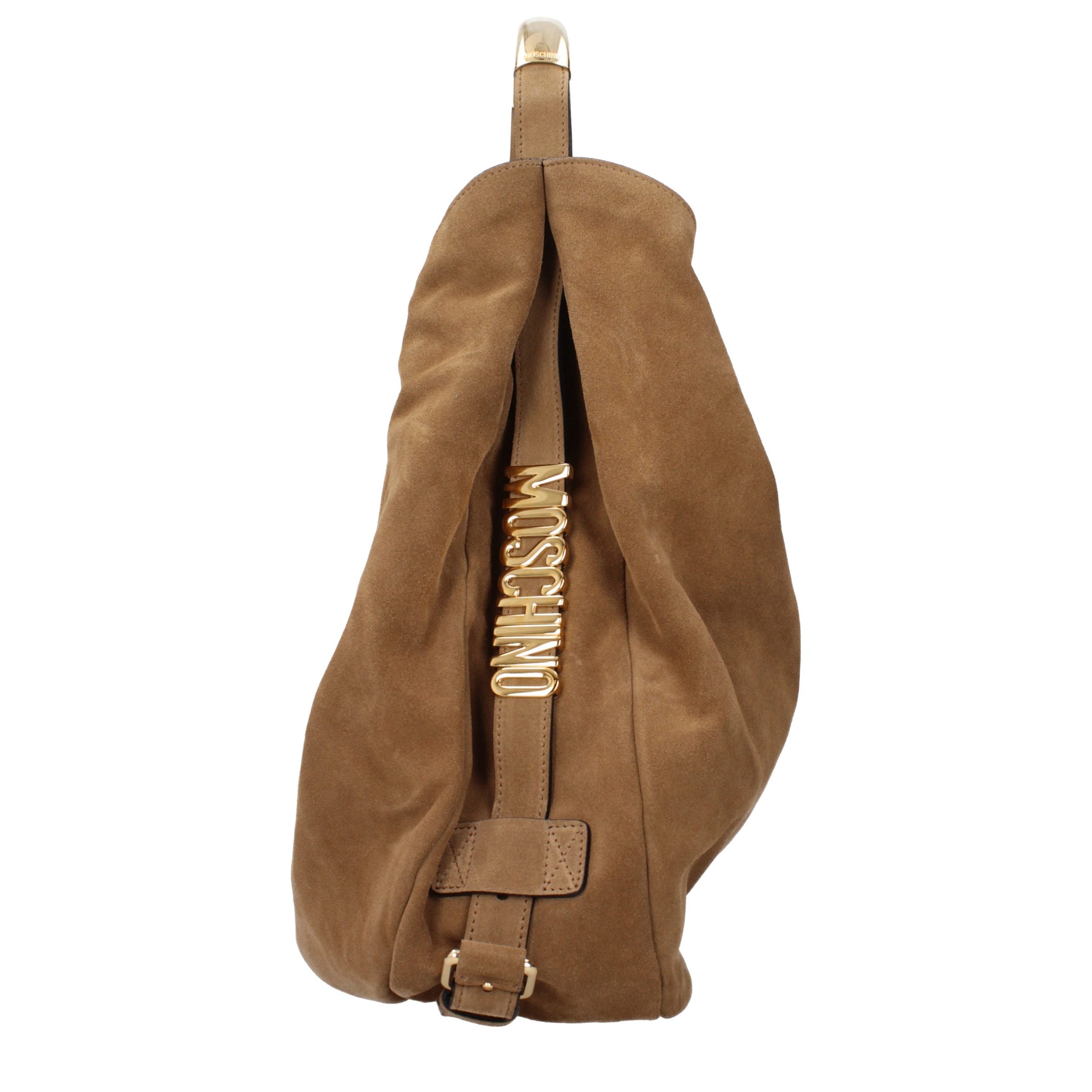 Moschino Brown Leather Shoulder Bag - Timeless Luxury Redefined