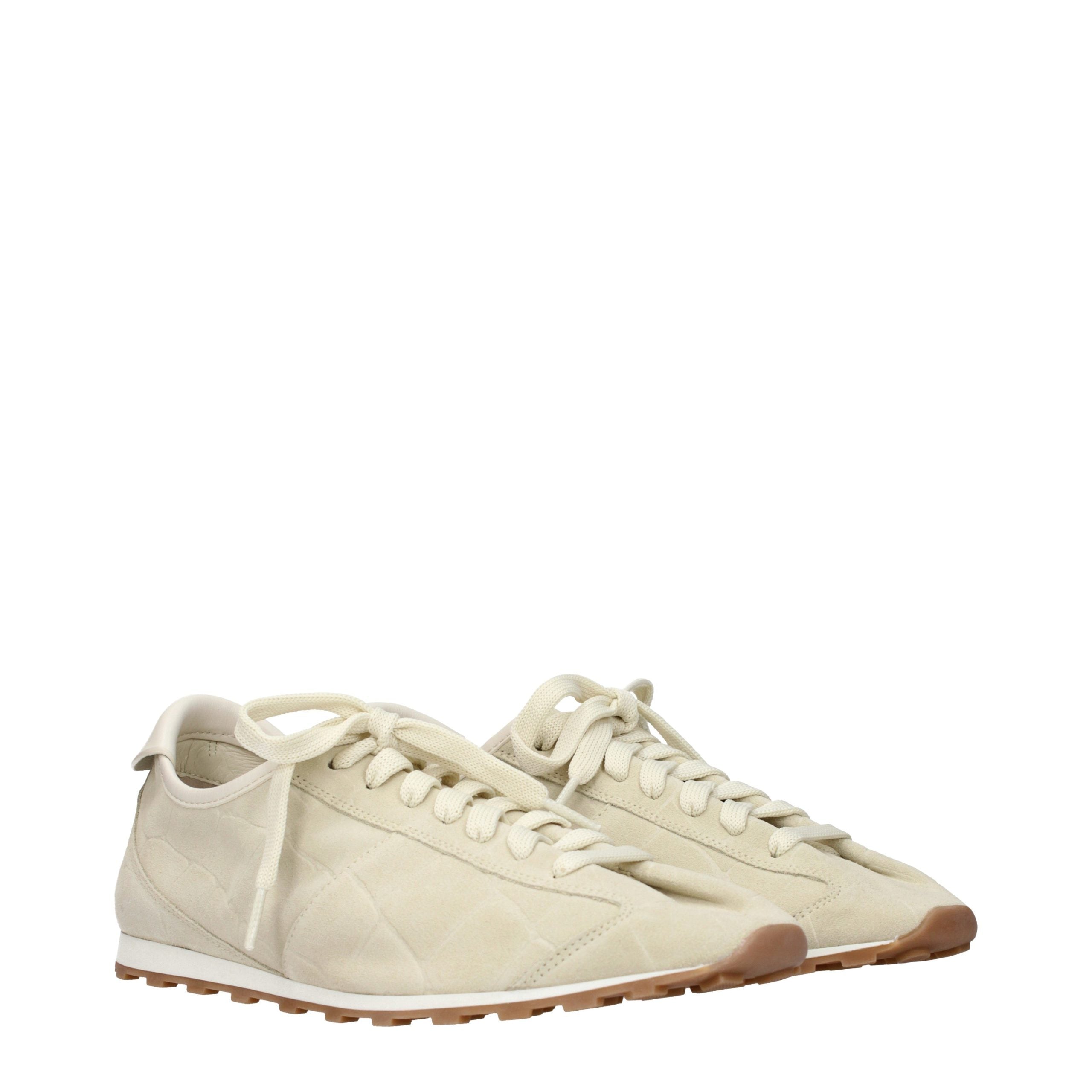 Jacquemus Beige Leather Sneakers - Elevate Your Luxe Style