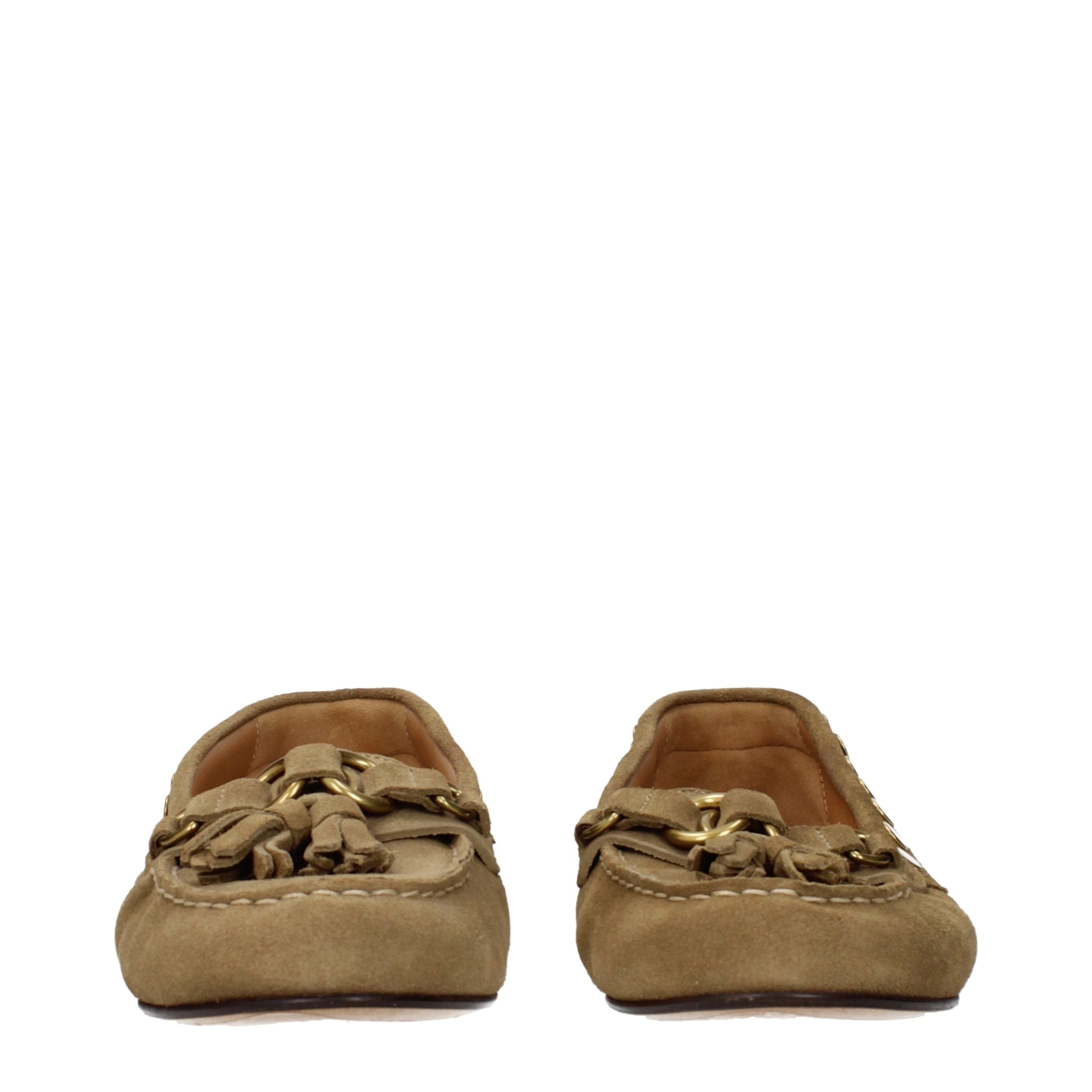 Isabel Marant Brown Leather Slip-On Loafers - Timeless Luxury