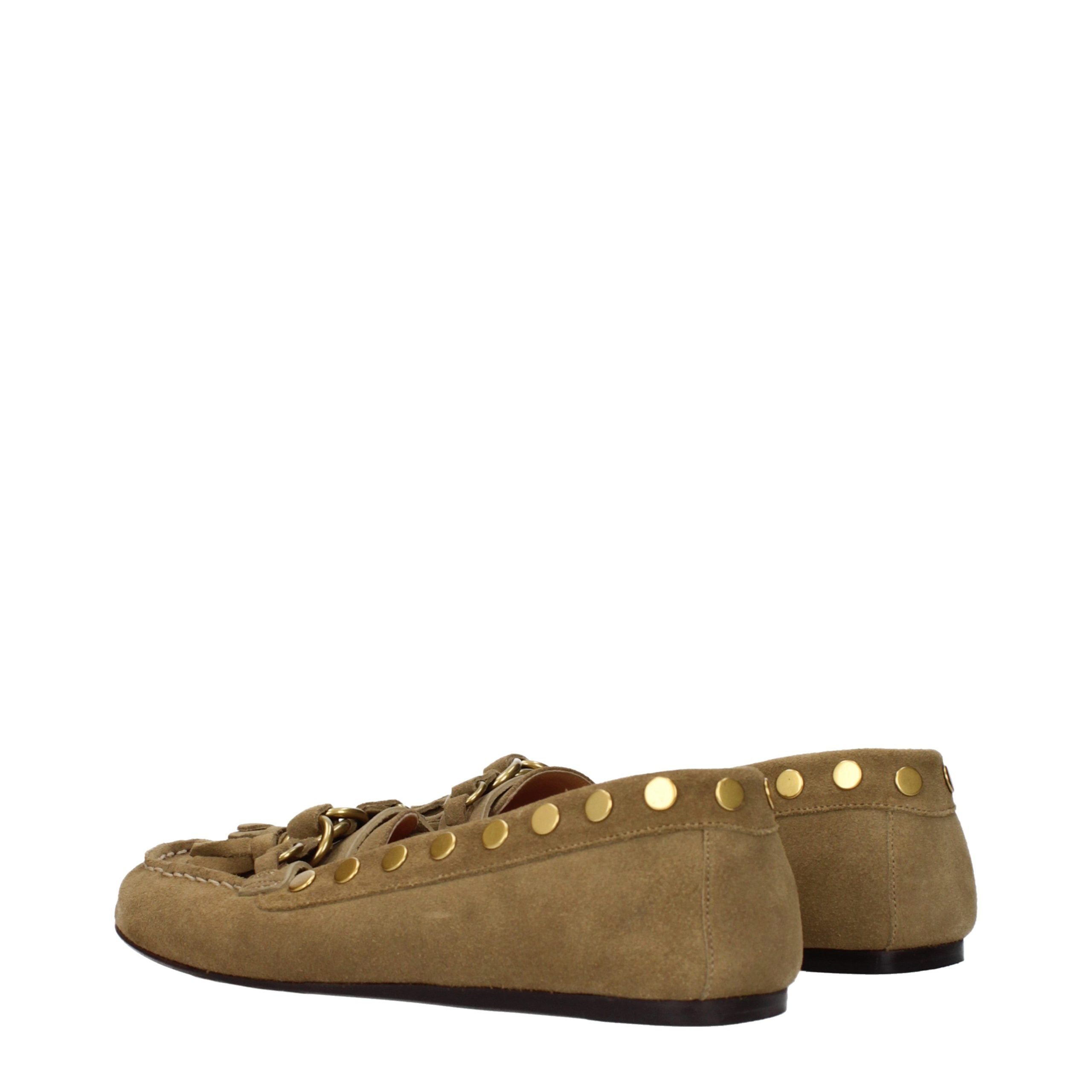 Isabel Marant Brown Leather Slip-On Loafers - Timeless Luxury