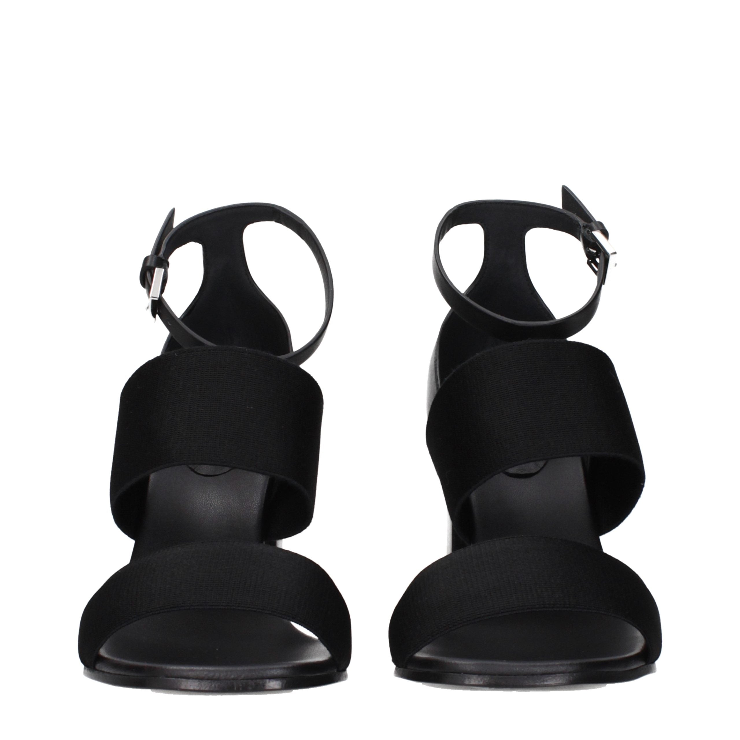 Max Mara Black Fabric Platform Sandals - Elevate Your Elegance