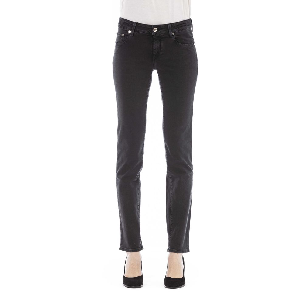 Jacob Cohen Black Cotton Women Jeans - Luxury Denim Elegance