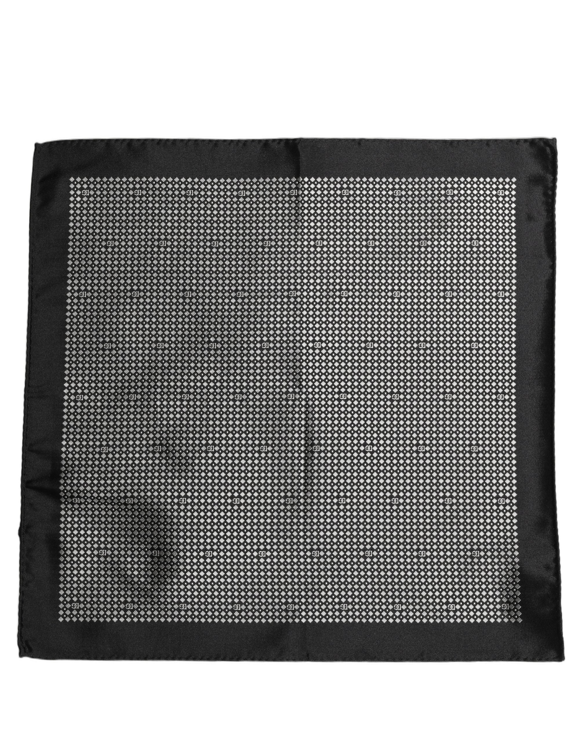 Dolce & Gabbana Silk Pocket Square Scarf - Timeless Elegance
