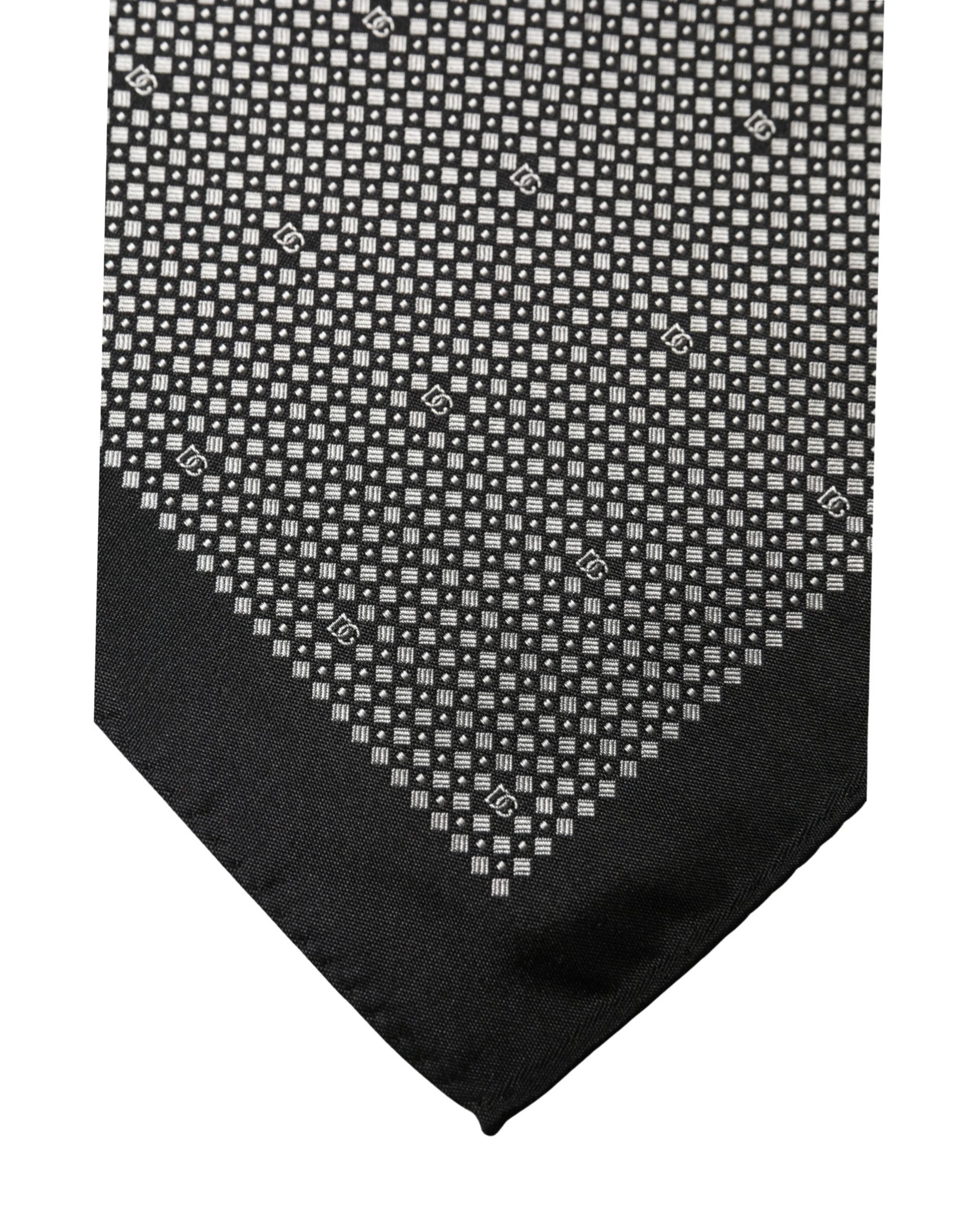 Dolce & Gabbana Silk Pocket Square Scarf - Timeless Elegance