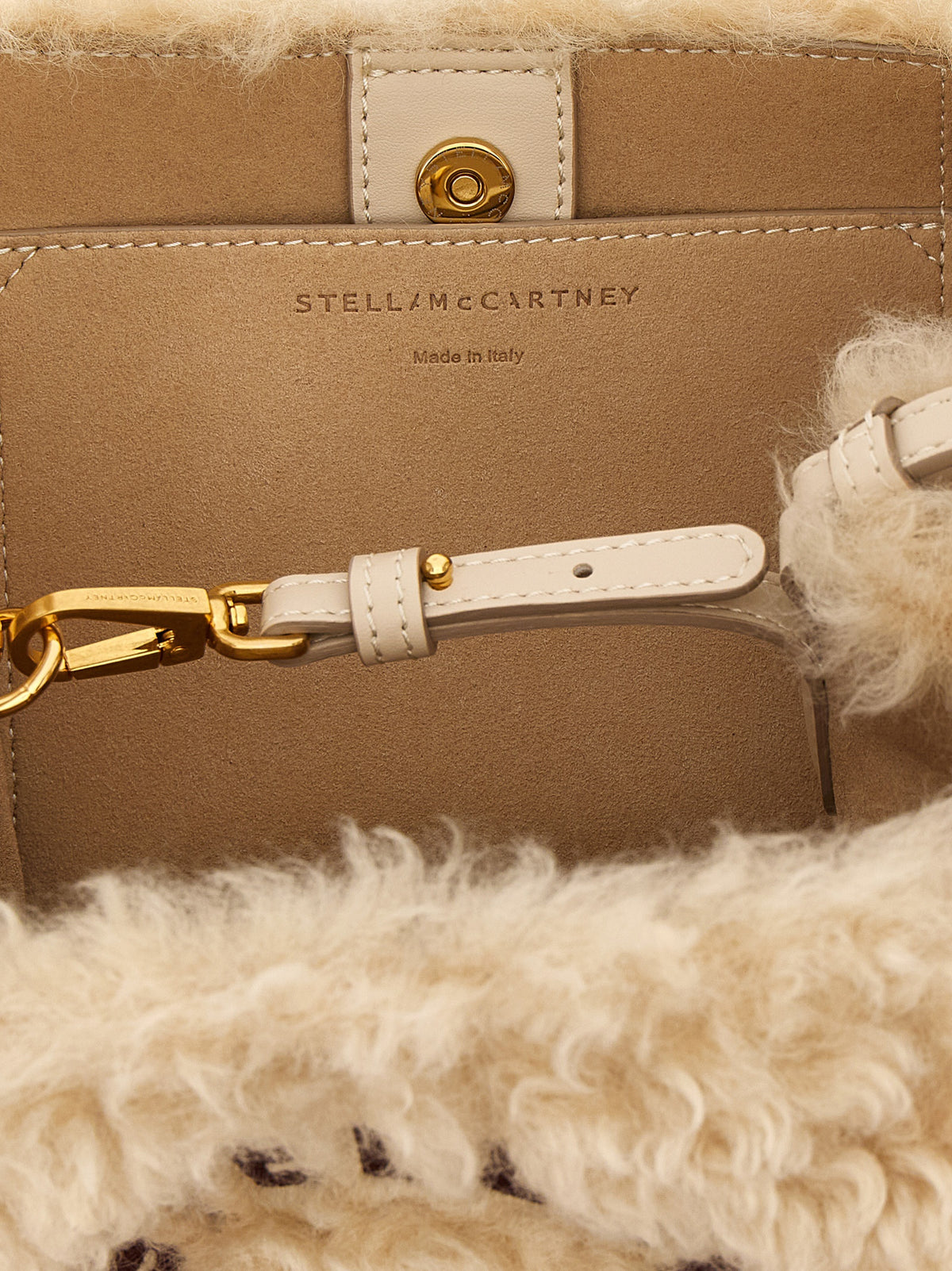 Stella McCartney Shoulder Bag - Luxe Vegan Elegance in Beige