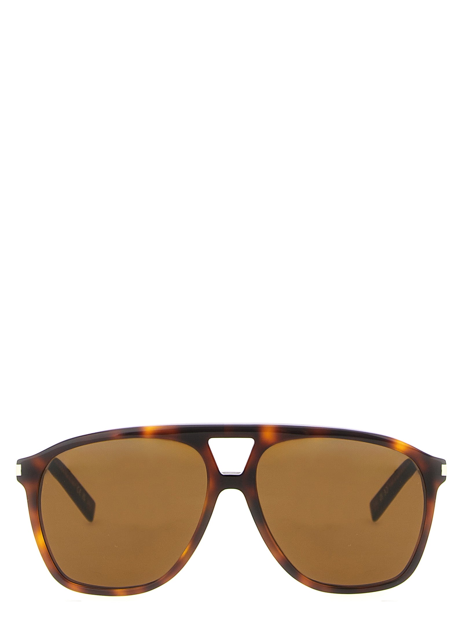 Saint Laurent Brown Acetate Sunglasses - Timeless Elegance