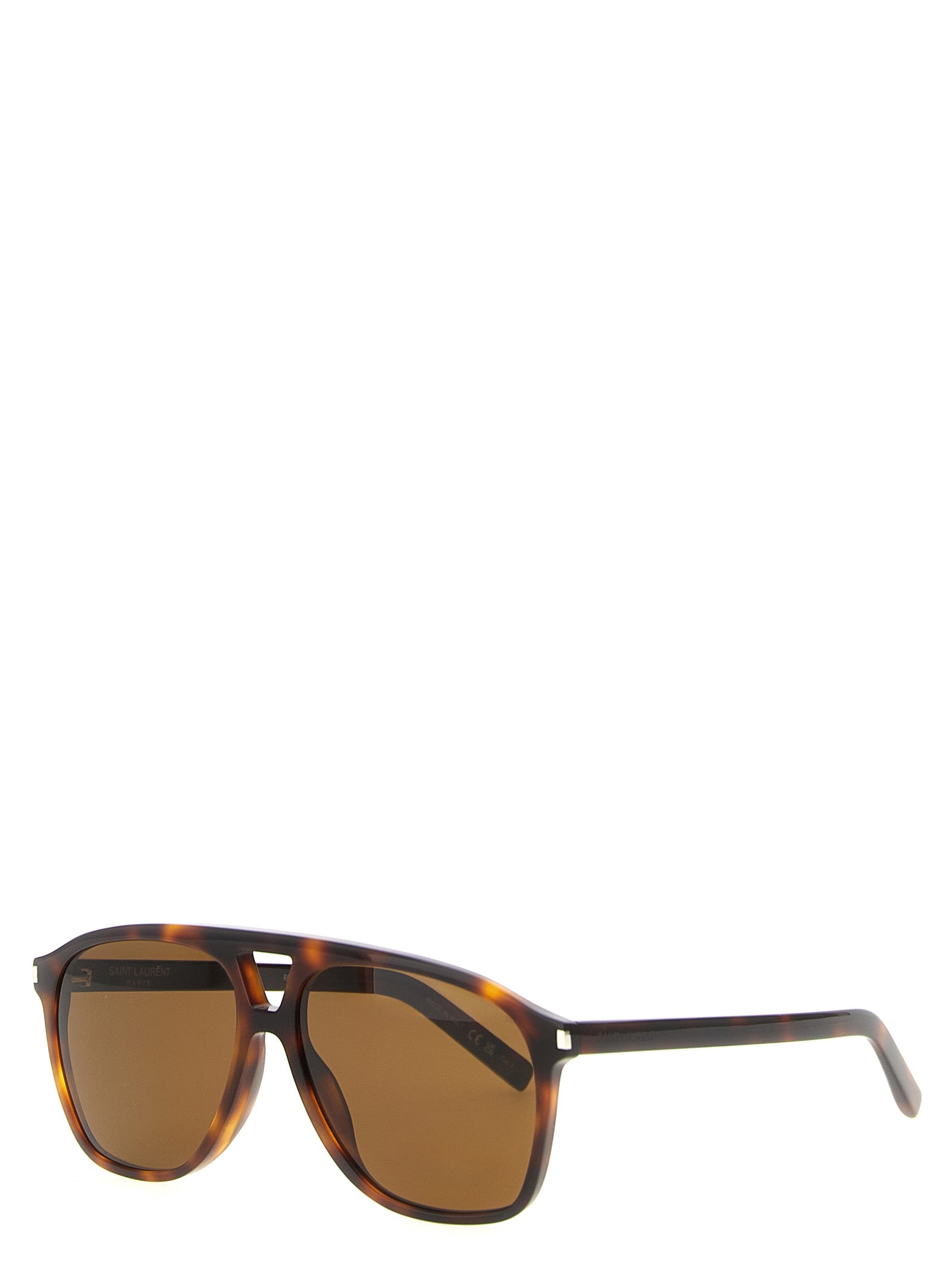 Saint Laurent Brown Acetate Sunglasses - Elevate Your Elegance