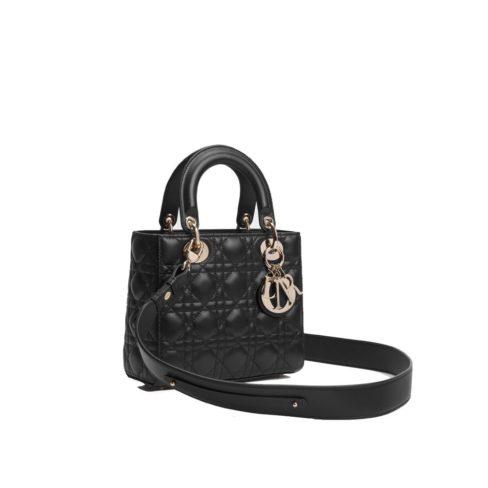 Dior Black Lamb Leather Shoulder Bag - Timeless Luxury Redefined