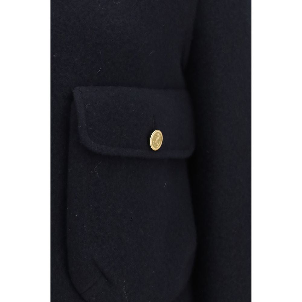Thom Browne Cropped Wool Jacket - Timeless Elegance Redefined
