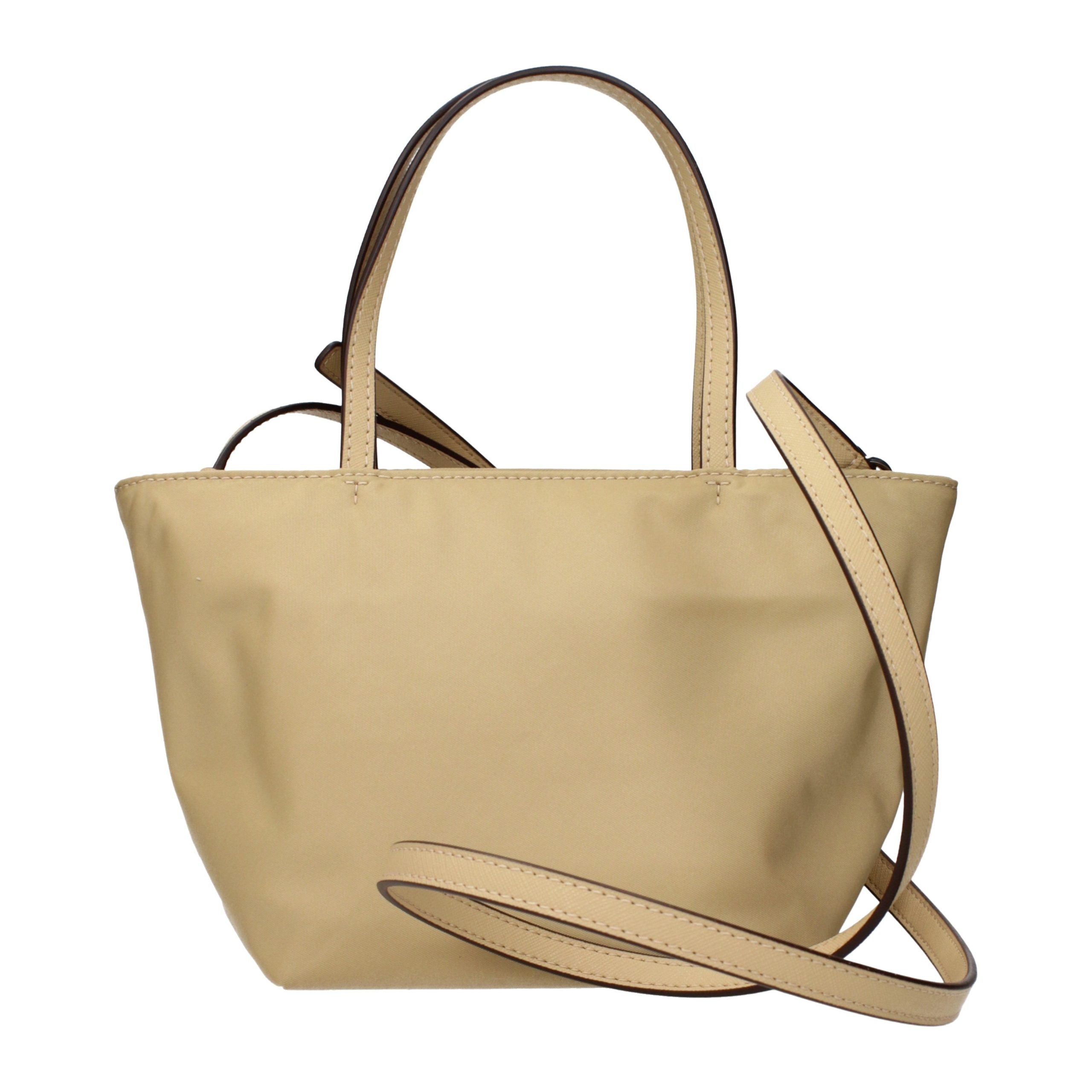 Tory Burch Beige Nylon Handbag - Timeless Luxury Accessory
