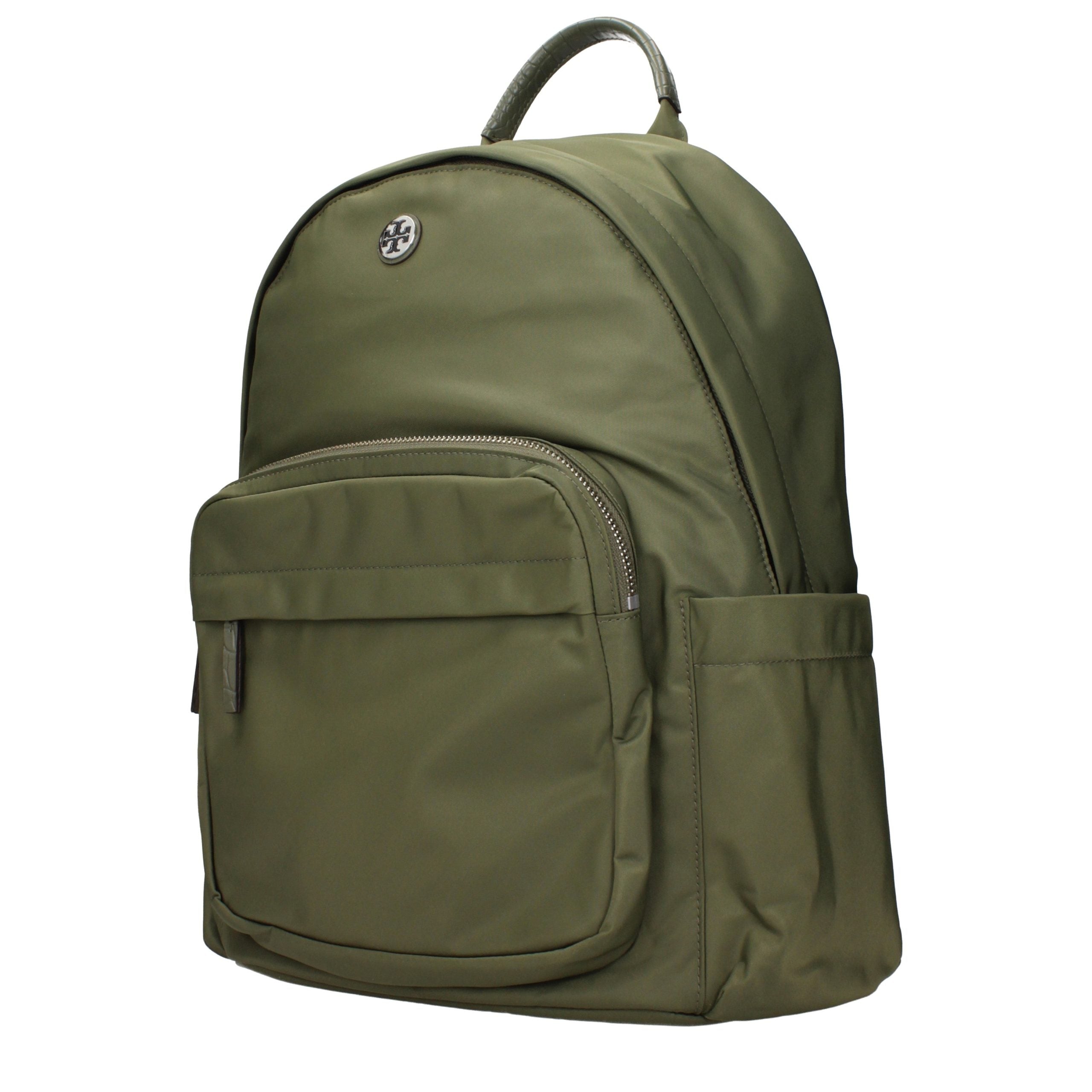 Tory Burch Green Nylon Backpack - Elevate Your Style with Luxury