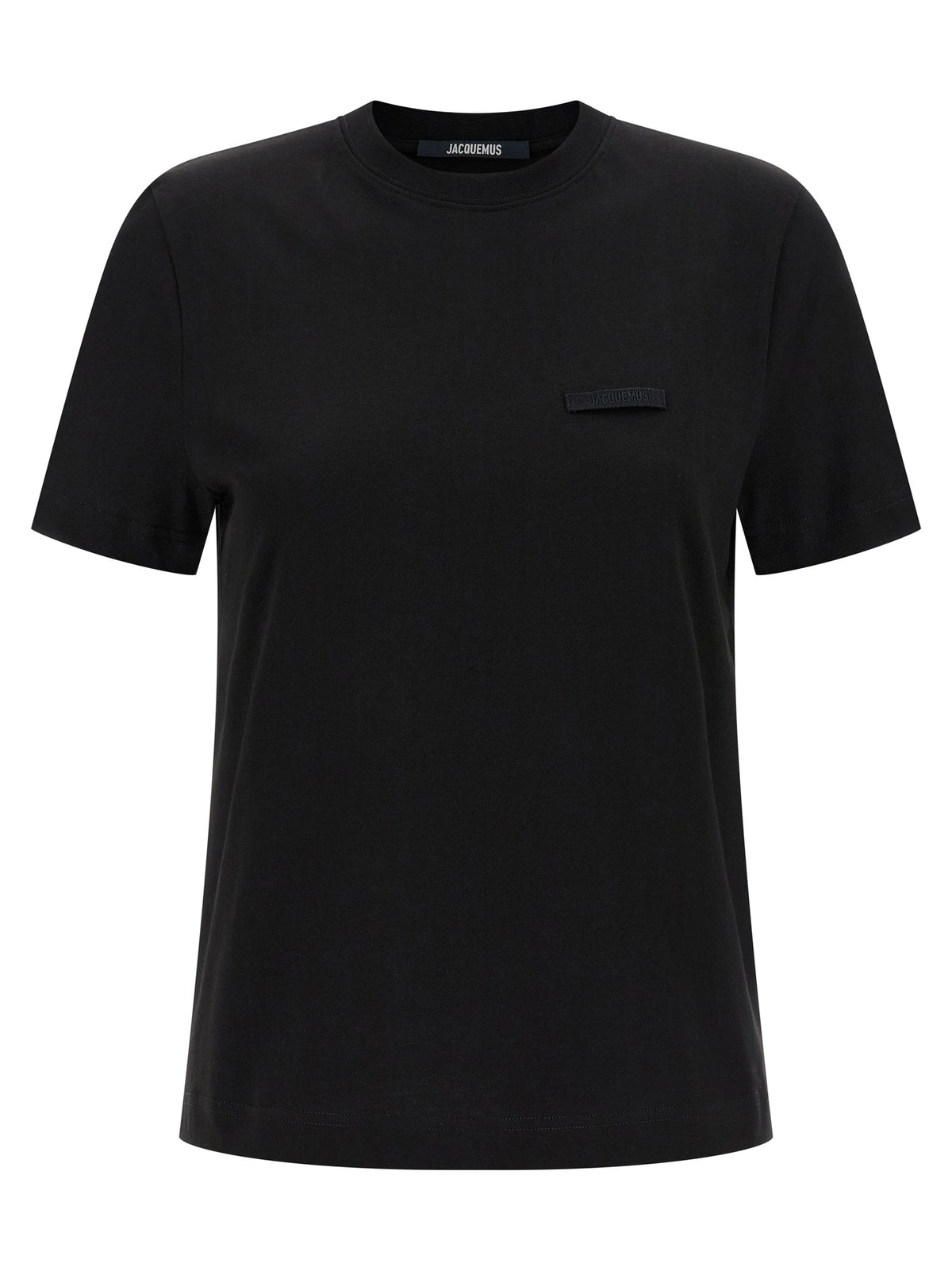 Jacquemus Black Cotton T-Shirt - Timeless Elegance Redefined