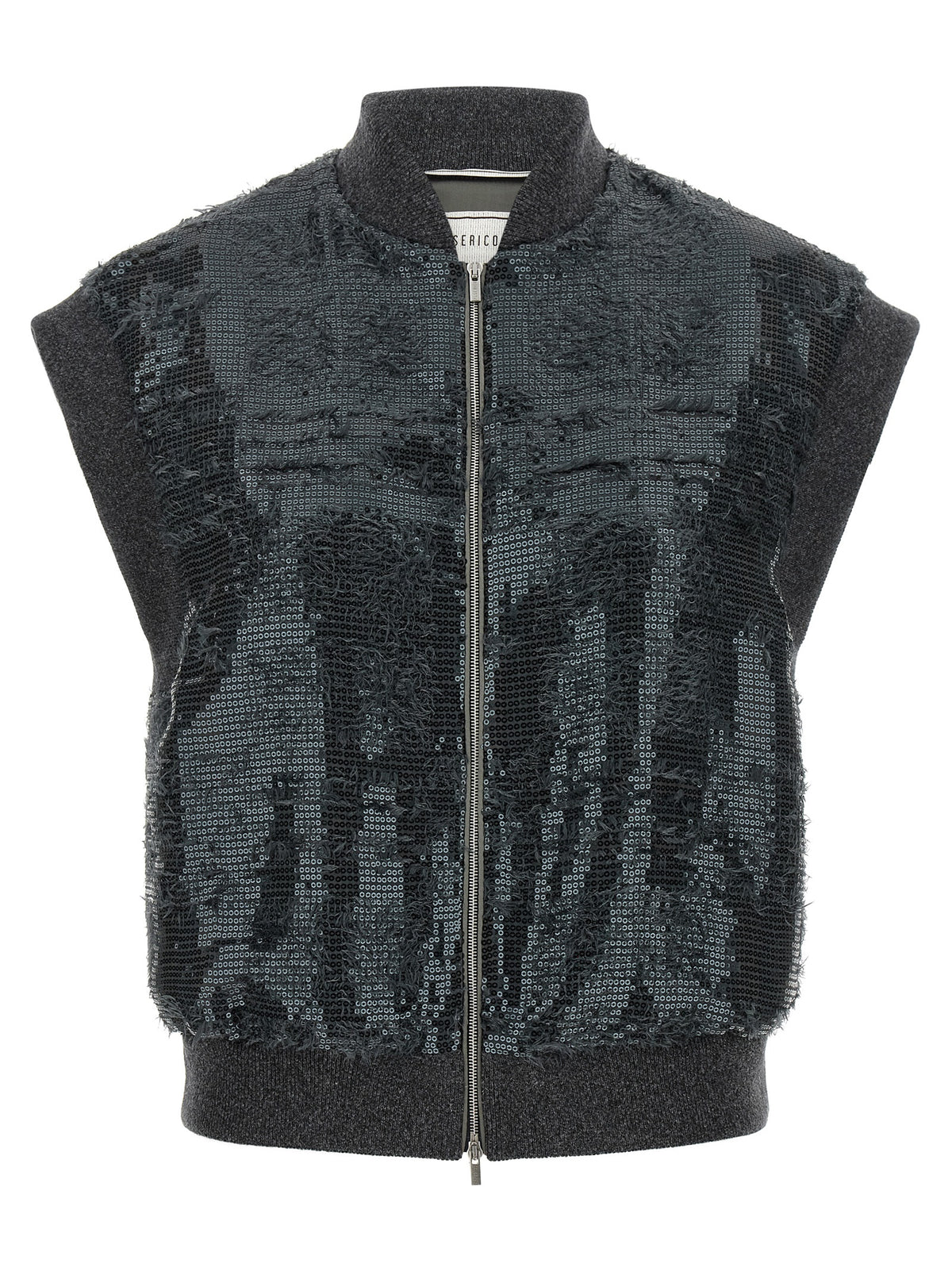 Peserico Gray Sleeveless Jacket - Elevate Your Luxe Layering