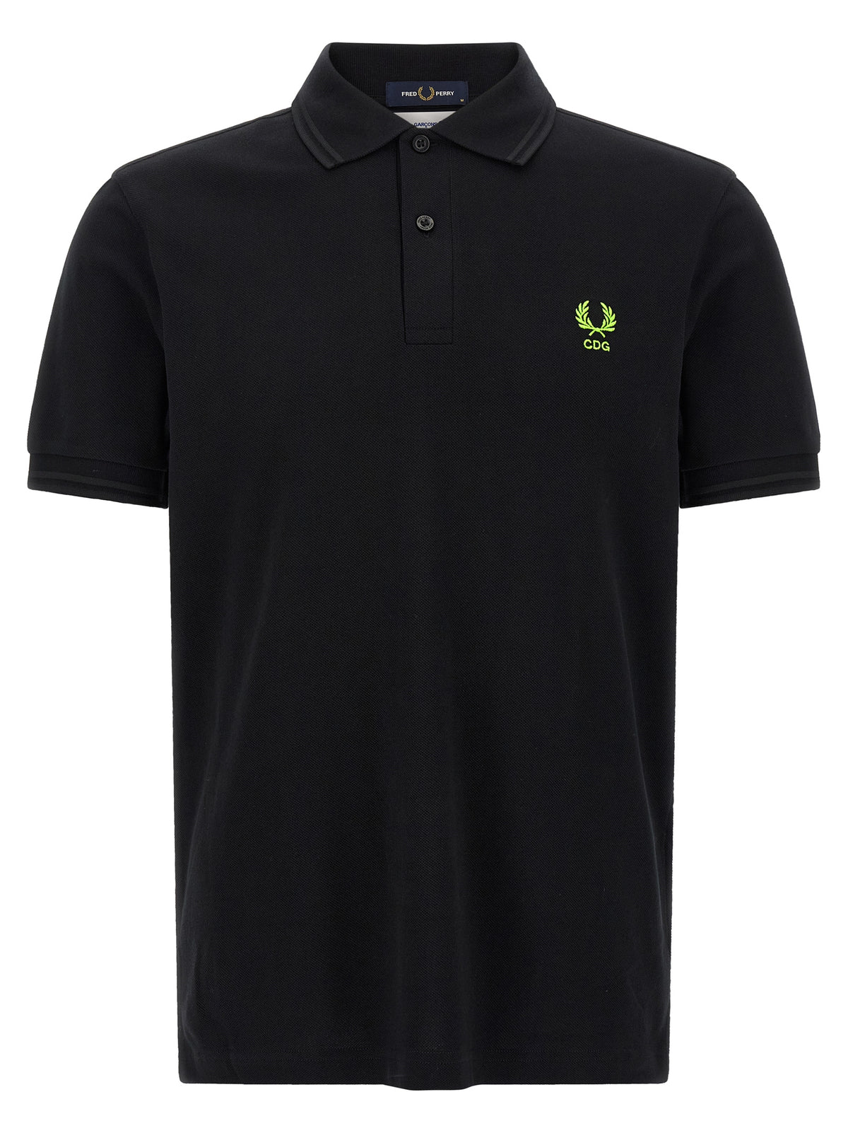 Comme Des Garçons Bicolor Cotton Polo Shirt - Timeless Elegance