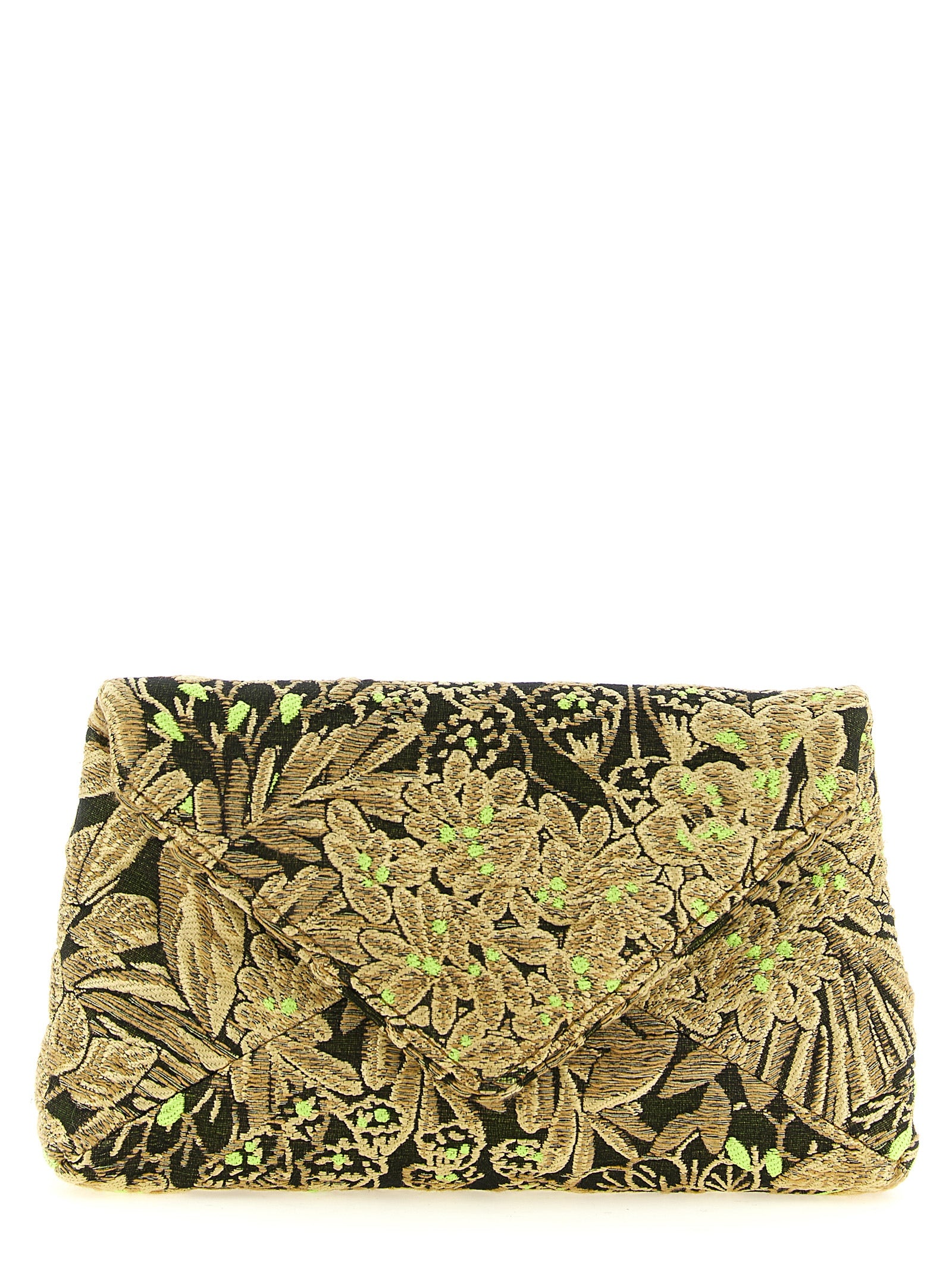 Dries Van Noten Floral Jacquard Clutch Bag - Luxurious Elegance