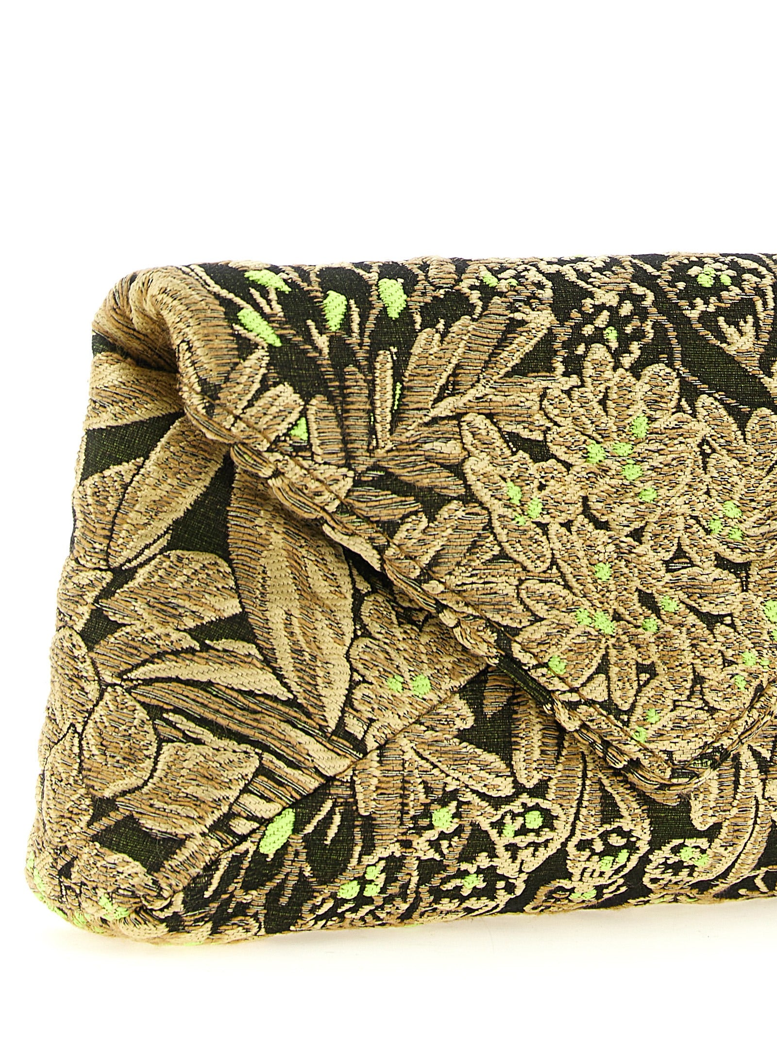 Dries Van Noten Floral Jacquard Clutch Bag - Luxurious Elegance