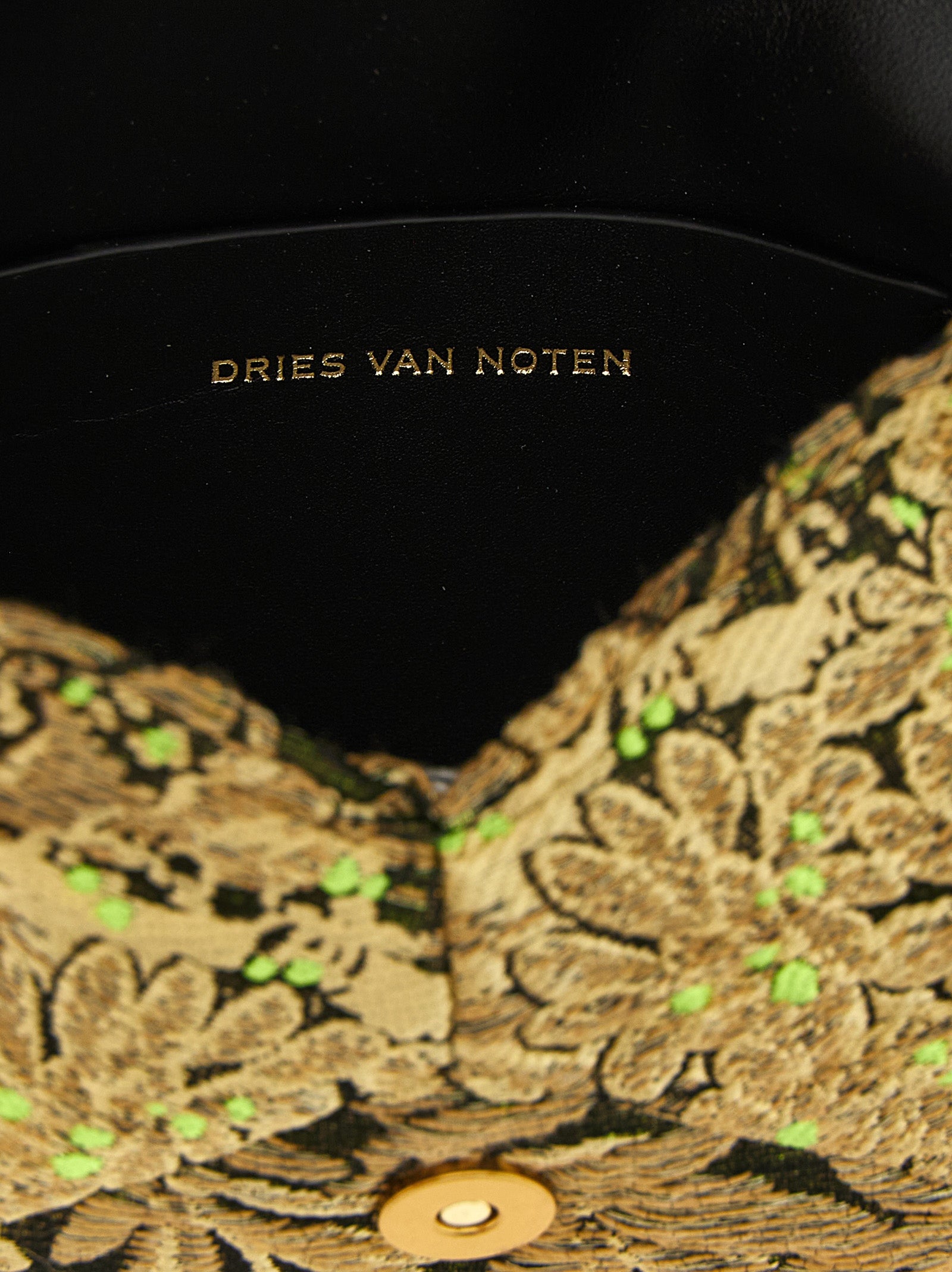 Dries Van Noten Floral Jacquard Clutch Bag - Luxurious Elegance