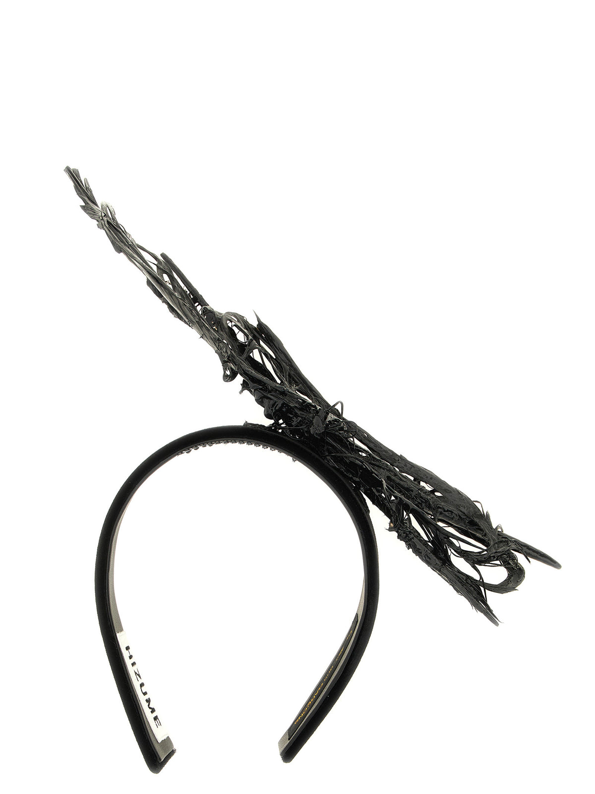 Comme Des Garçons Black Rayon Headband - Avant-Garde Luxury