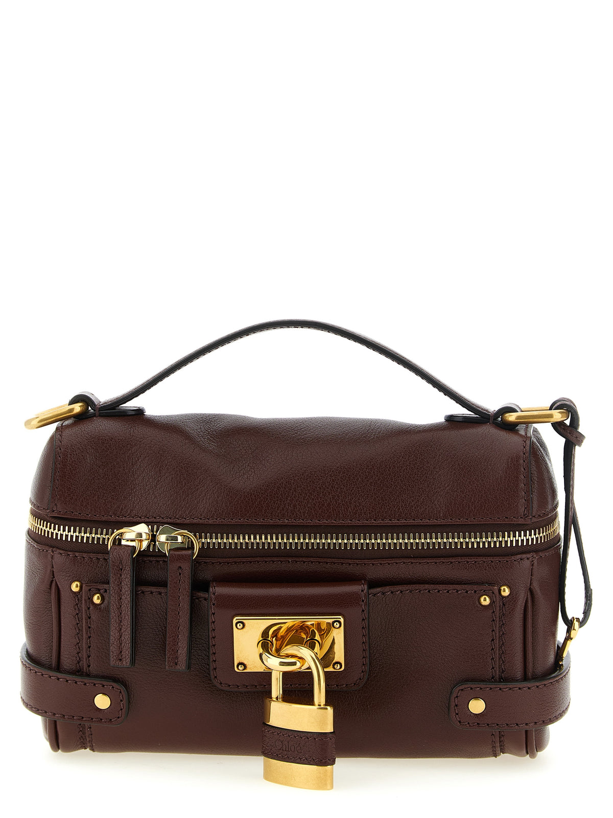 Chloé Vanity Paddington Brown Buffalo Leather Shoulder Bag