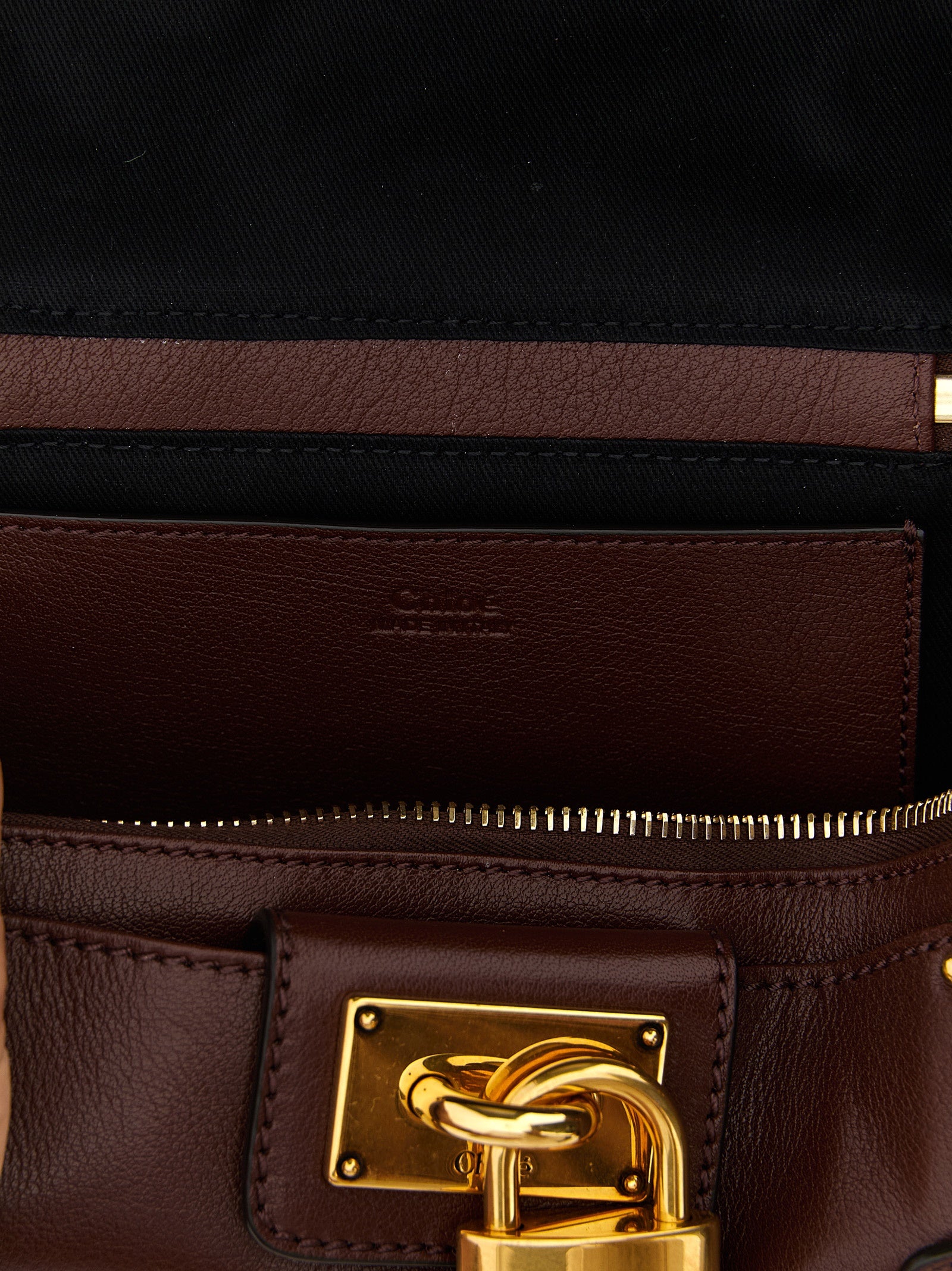 Chloé Vanity Paddington Brown Buffalo Leather Shoulder Bag