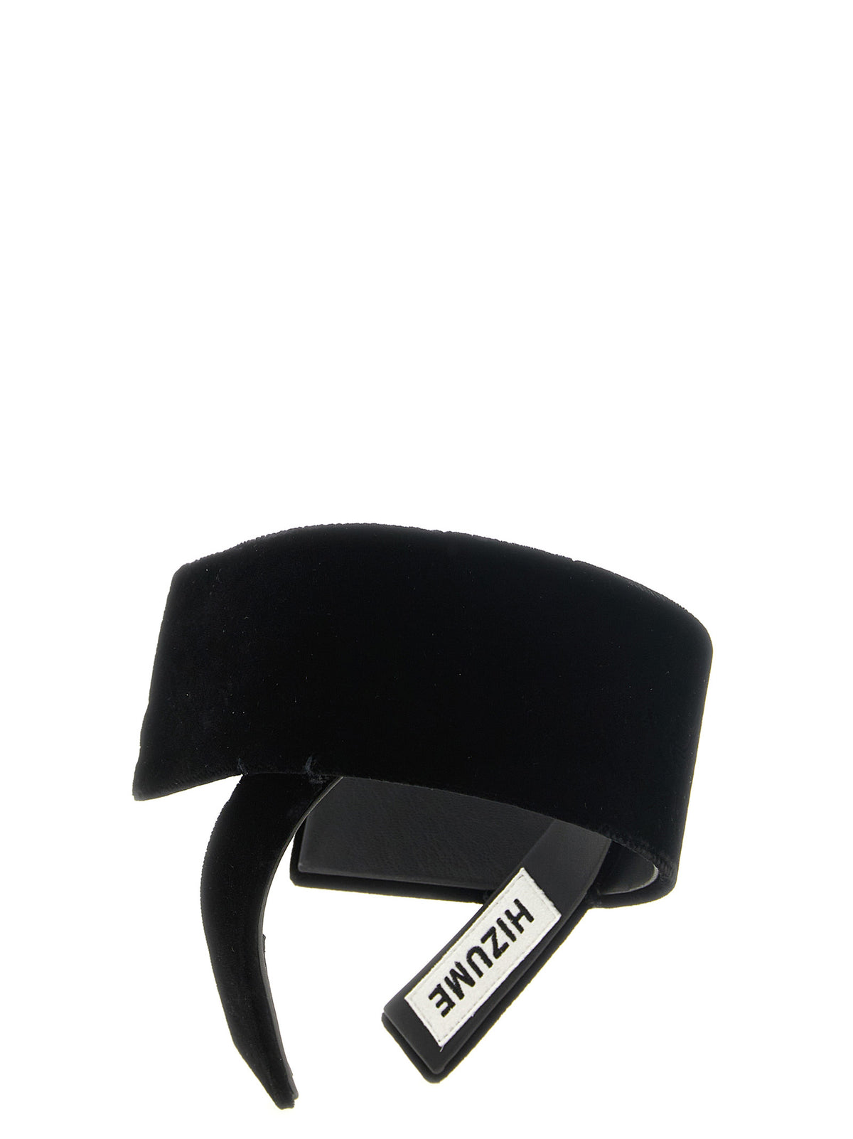 Comme Des Garçons Black Rayon Headband - Avant-Garde Elegance
