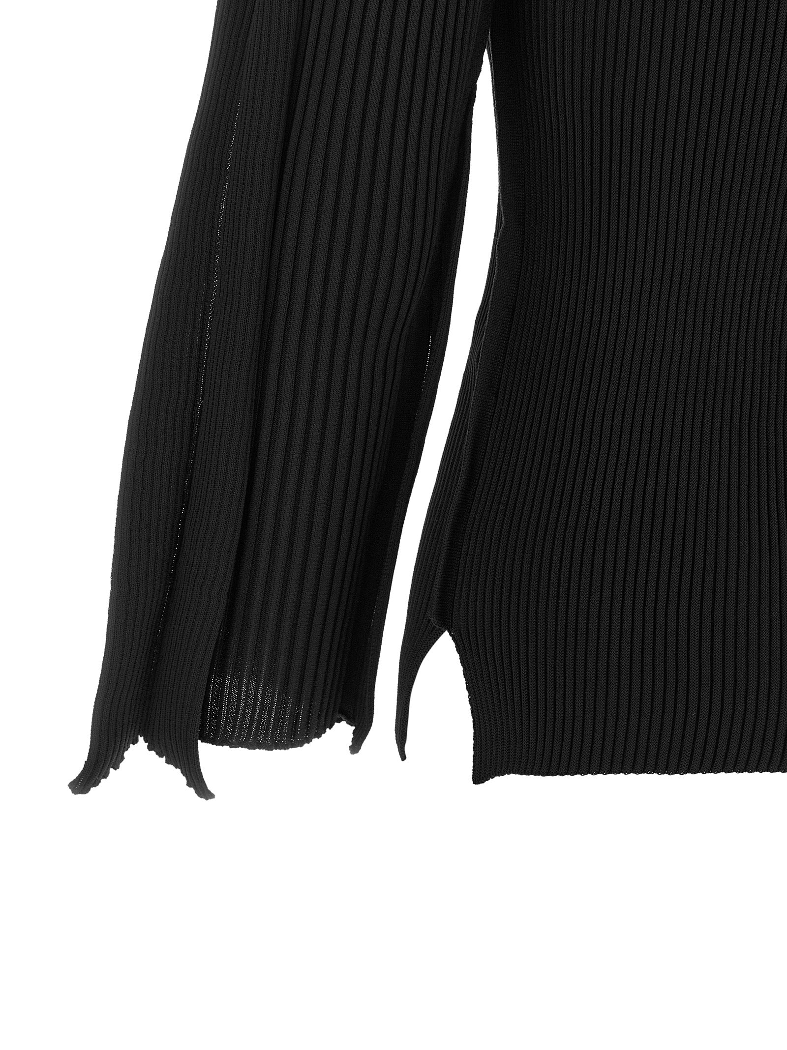 Issey Miyake Black Cardigan - Avant-Garde Elegance Redefined