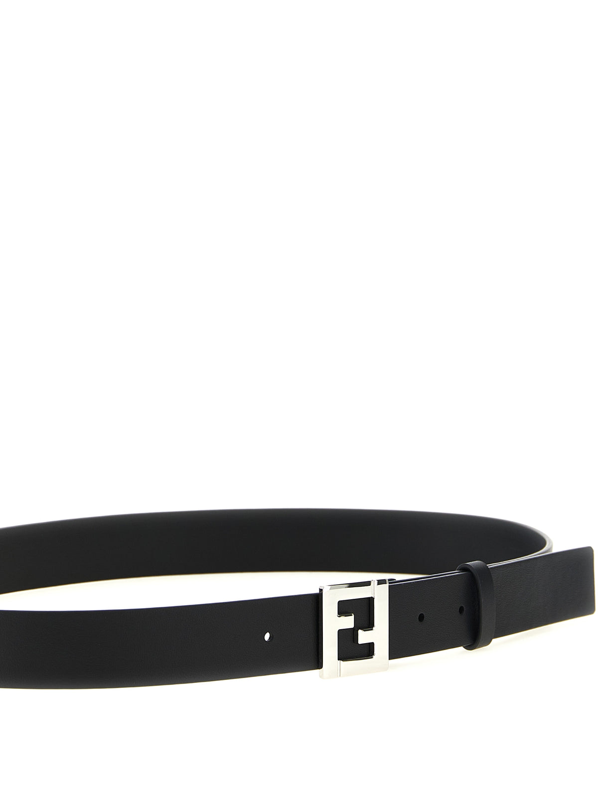 Fendi Black Calfskin Belt - Exquisite Italian Craftsmanship