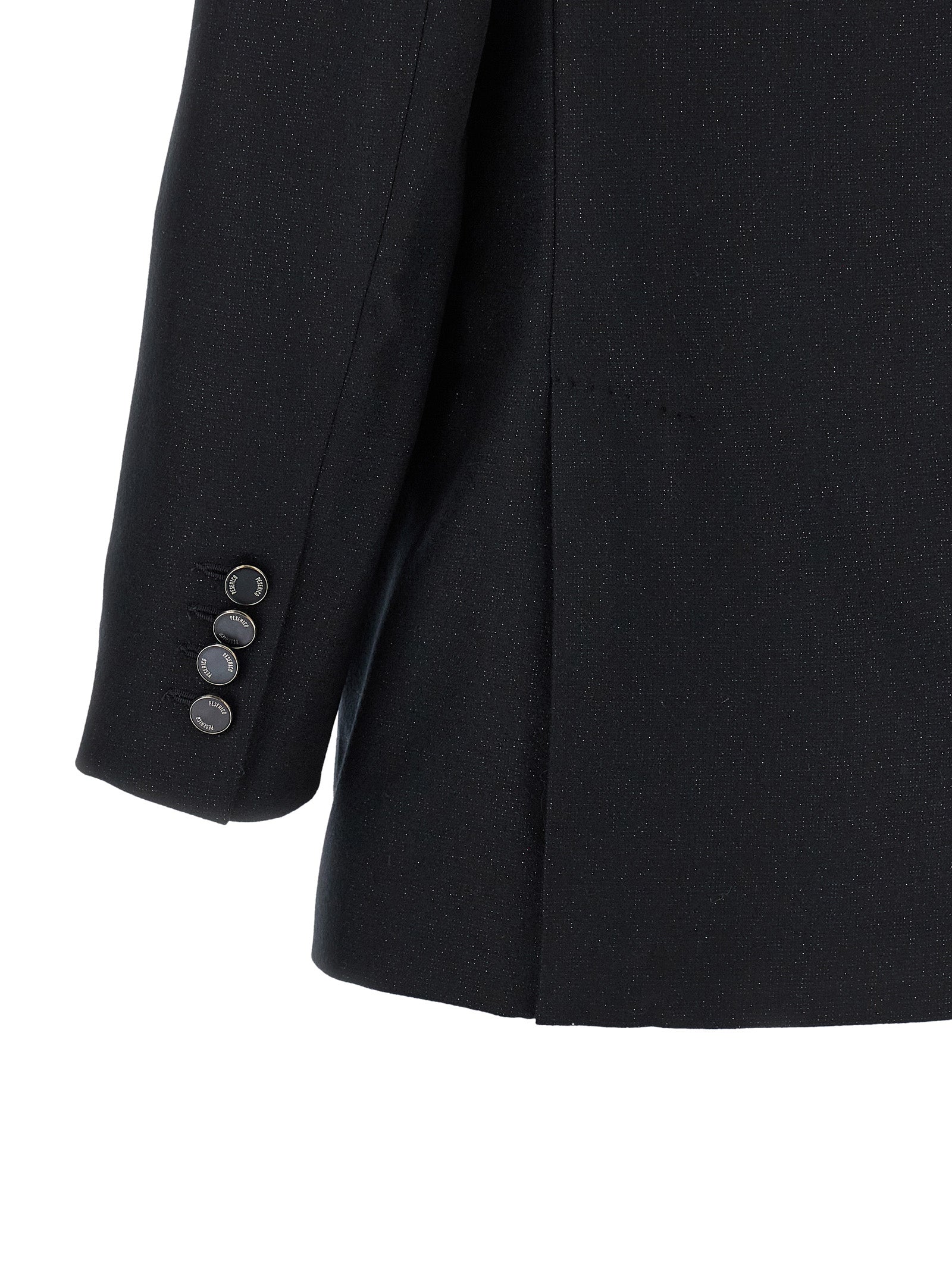 Peserico Black Virgin Wool Blazer - Timeless Luxury Elegance