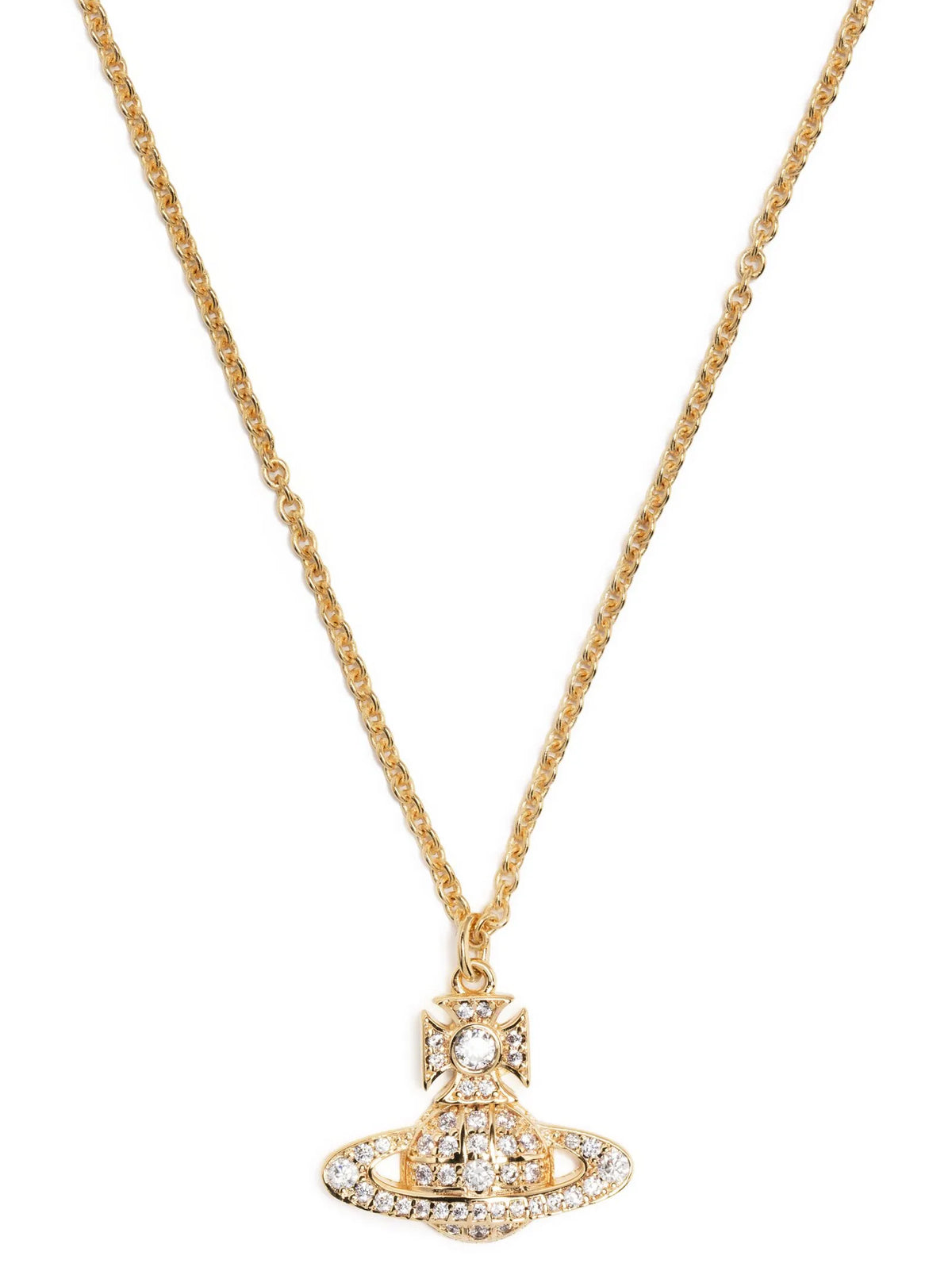 Vivienne Westwood Gold Brass Necklace - Timeless Elegance