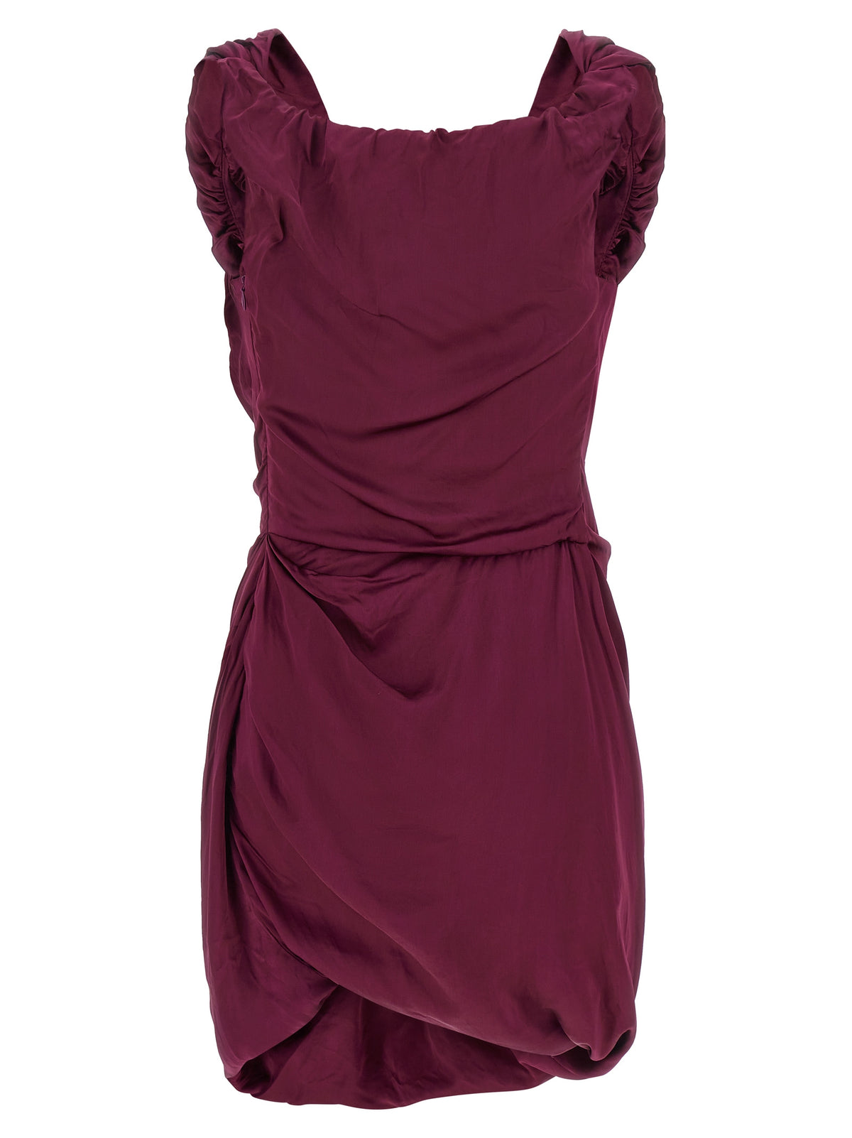Vivienne Westwood Bordeaux Viscose Mini Dress - Timeless Elegance