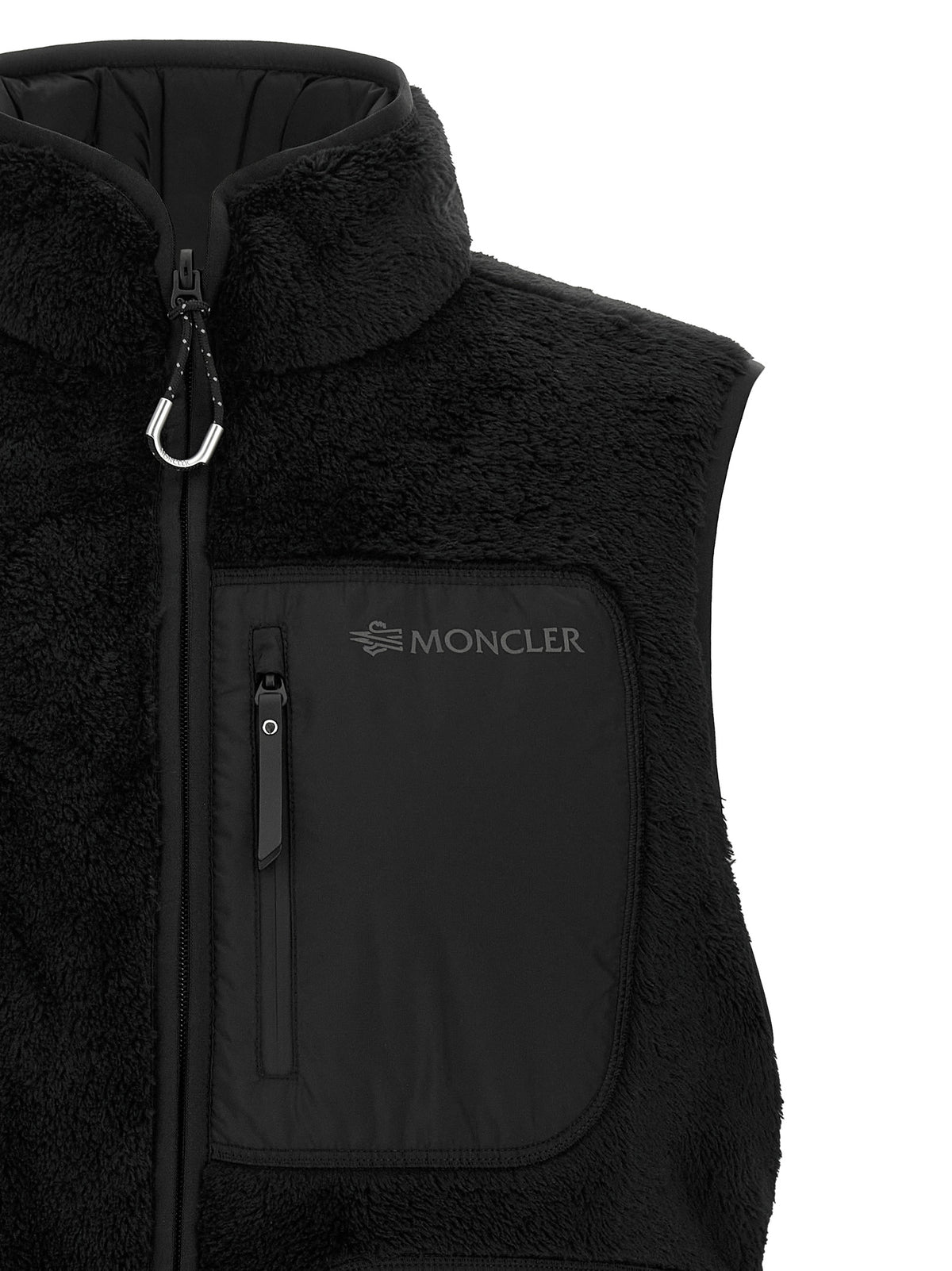Moncler Reversible Vest - Luxurious Black Sleeveless Jacket
