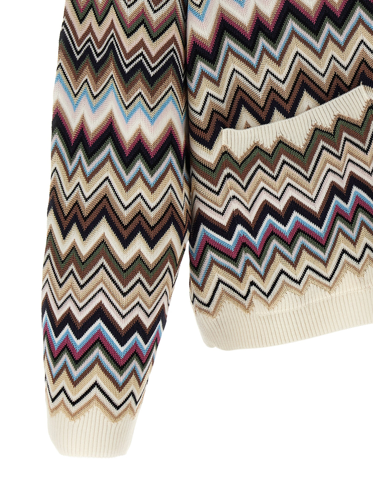 Missoni Multicolor Viscose Cardigan - Iconic Luxury Layering