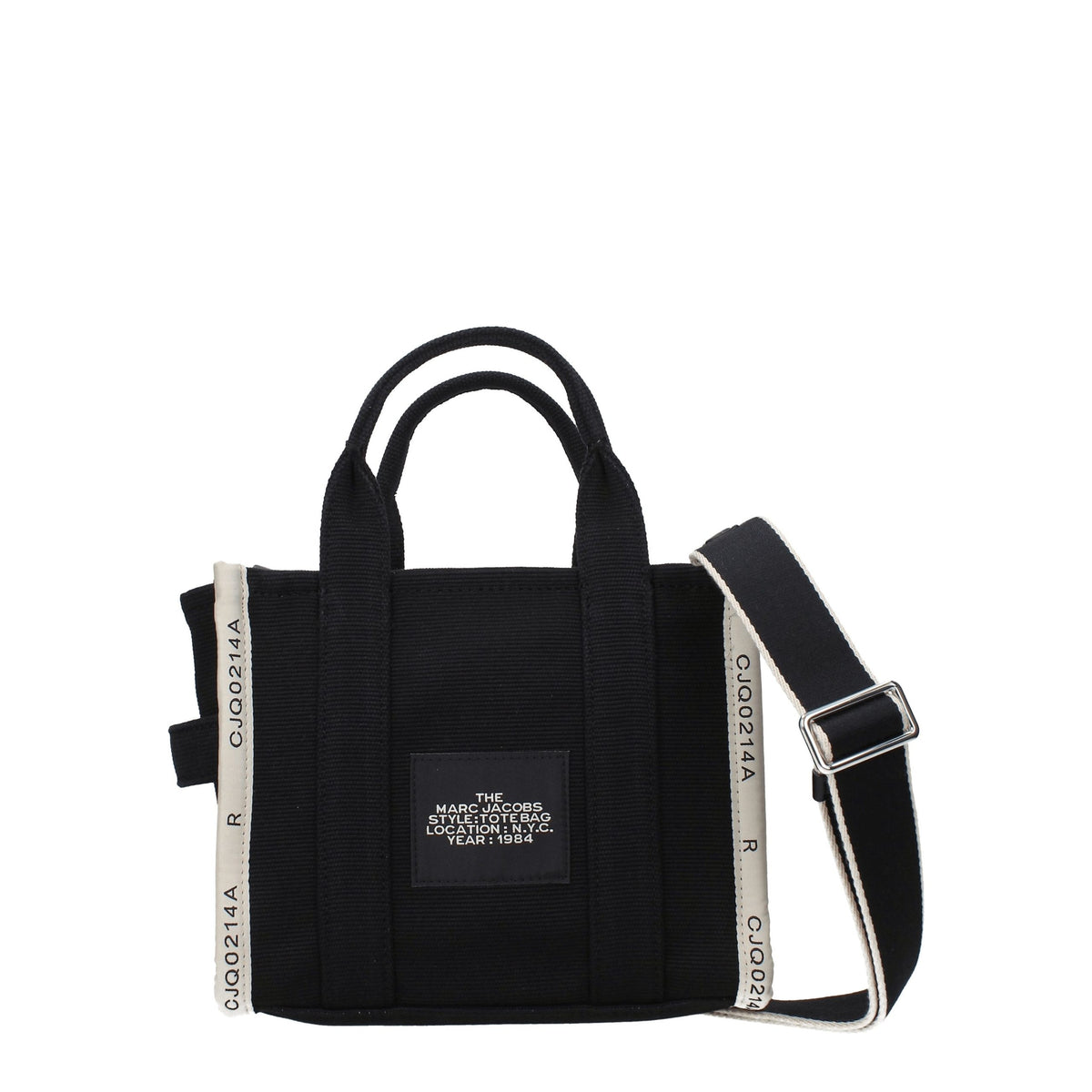 Marc Jacobs Black Fabric Handbag - Timeless Luxury Redefined