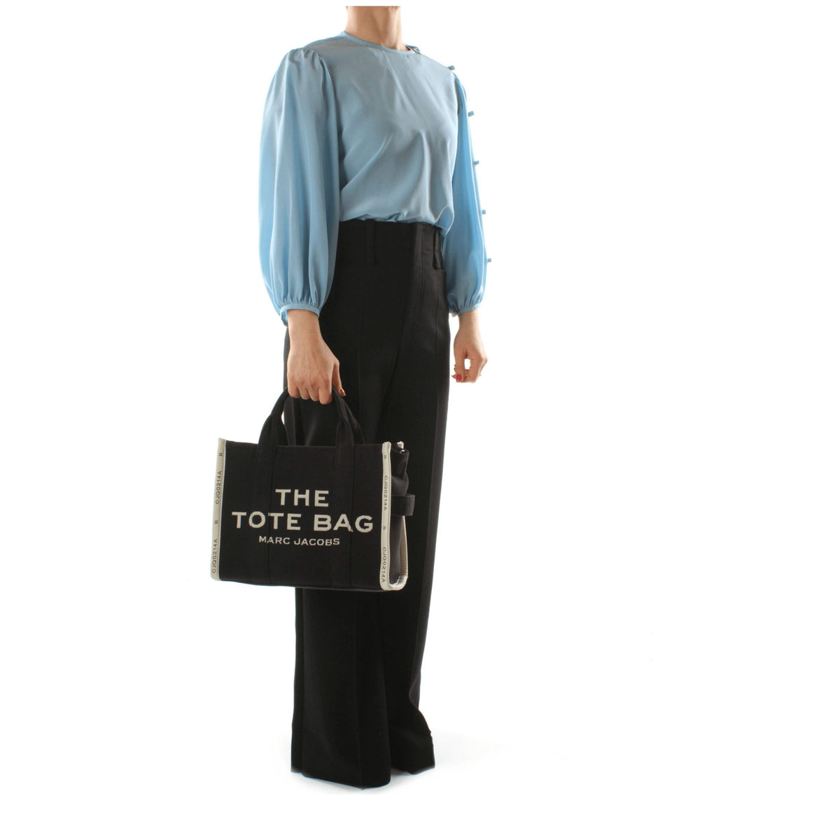 Marc Jacobs Black Fabric Handbag - Timeless Luxury Essential