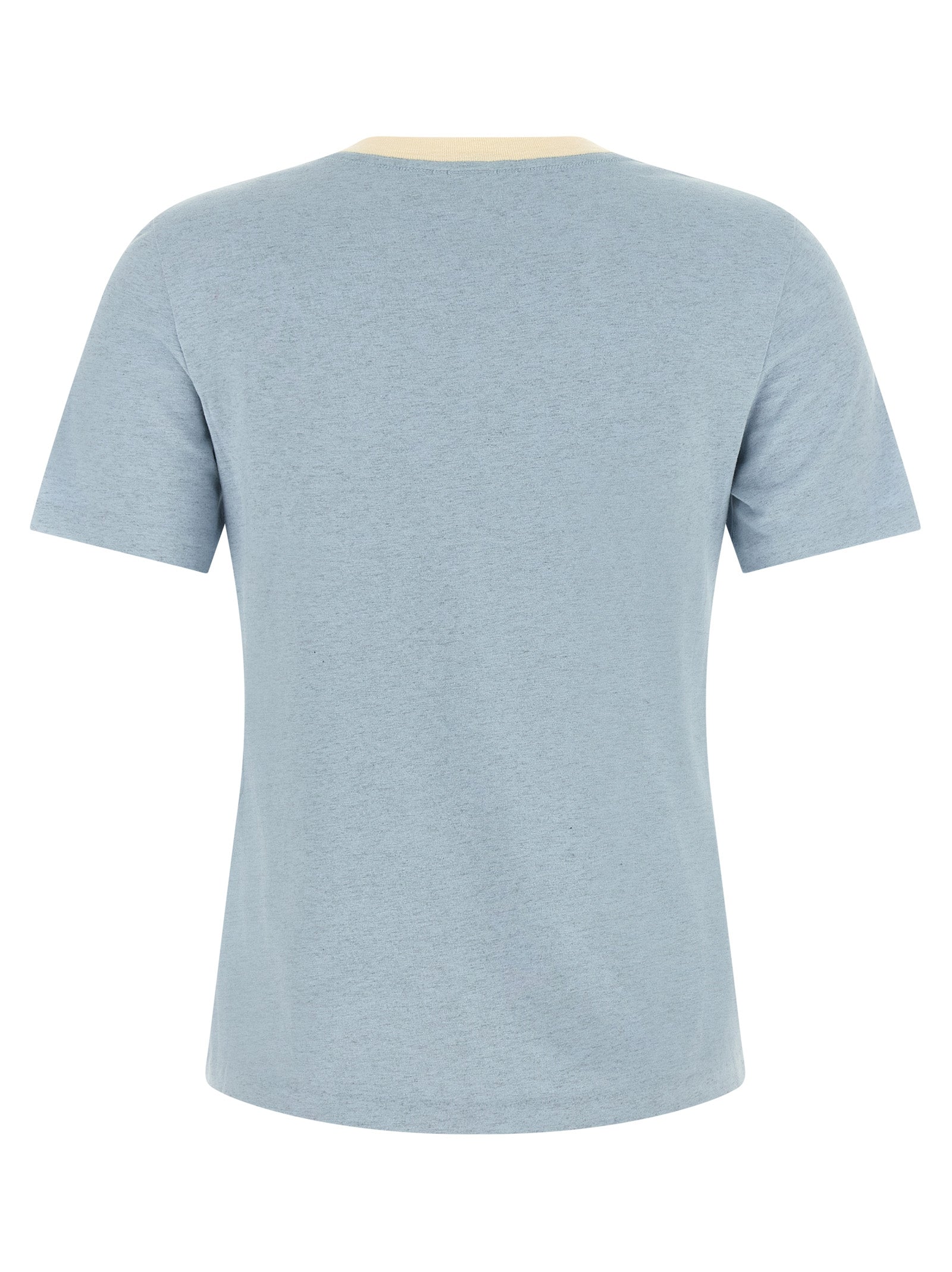 Elevate your wardrobe with the Chloé Blue Cotton T-Shirt, a luxurious blend of comfort and sophistication, perfect for those who appreciate timeless elegance.