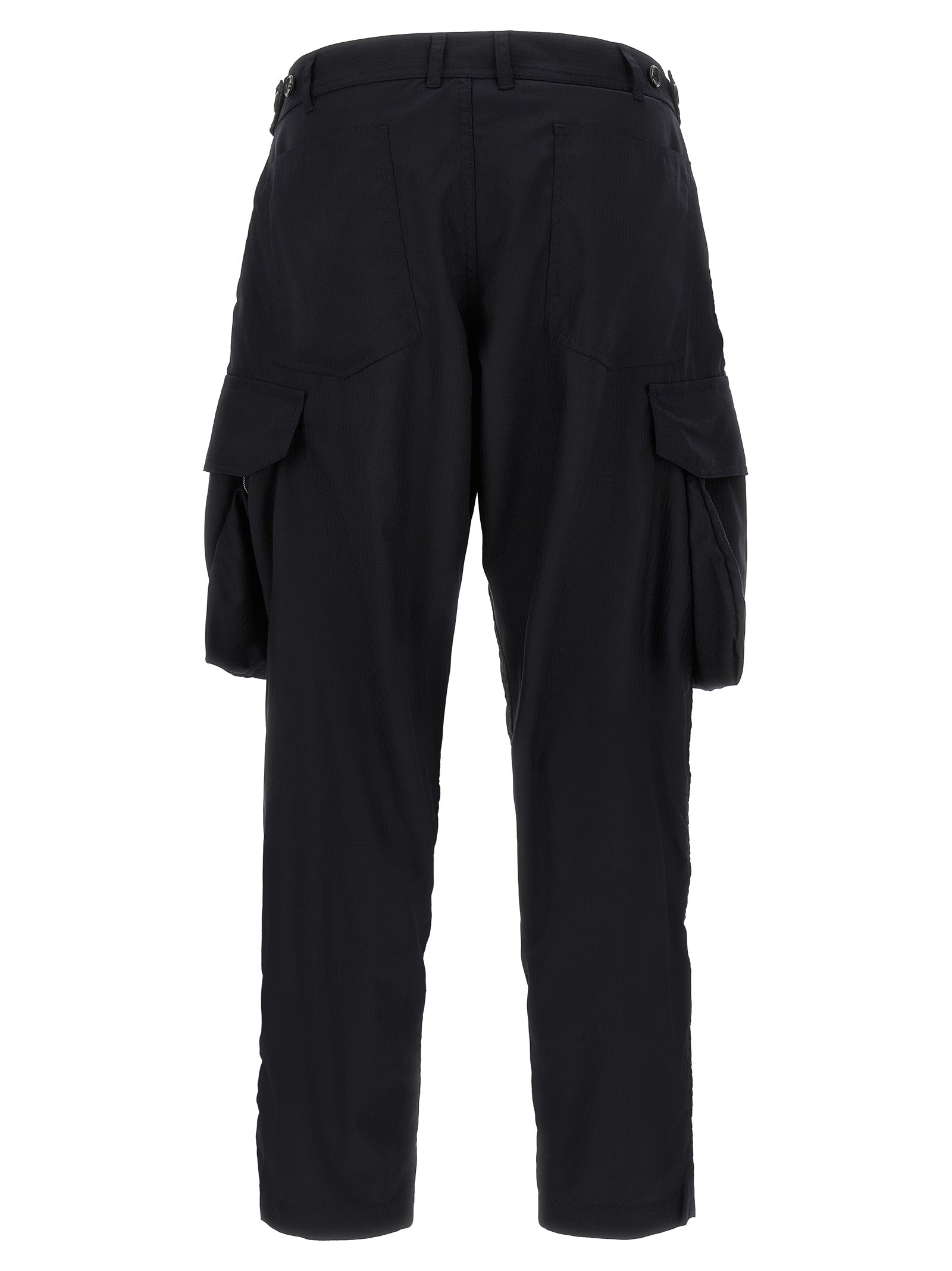 Discover the allure of Comme Des Garçons Blue Polyester Cargo Pants, where innovative design meets refined craftsmanship, elevating your wardrobe with unparalleled sophistication.