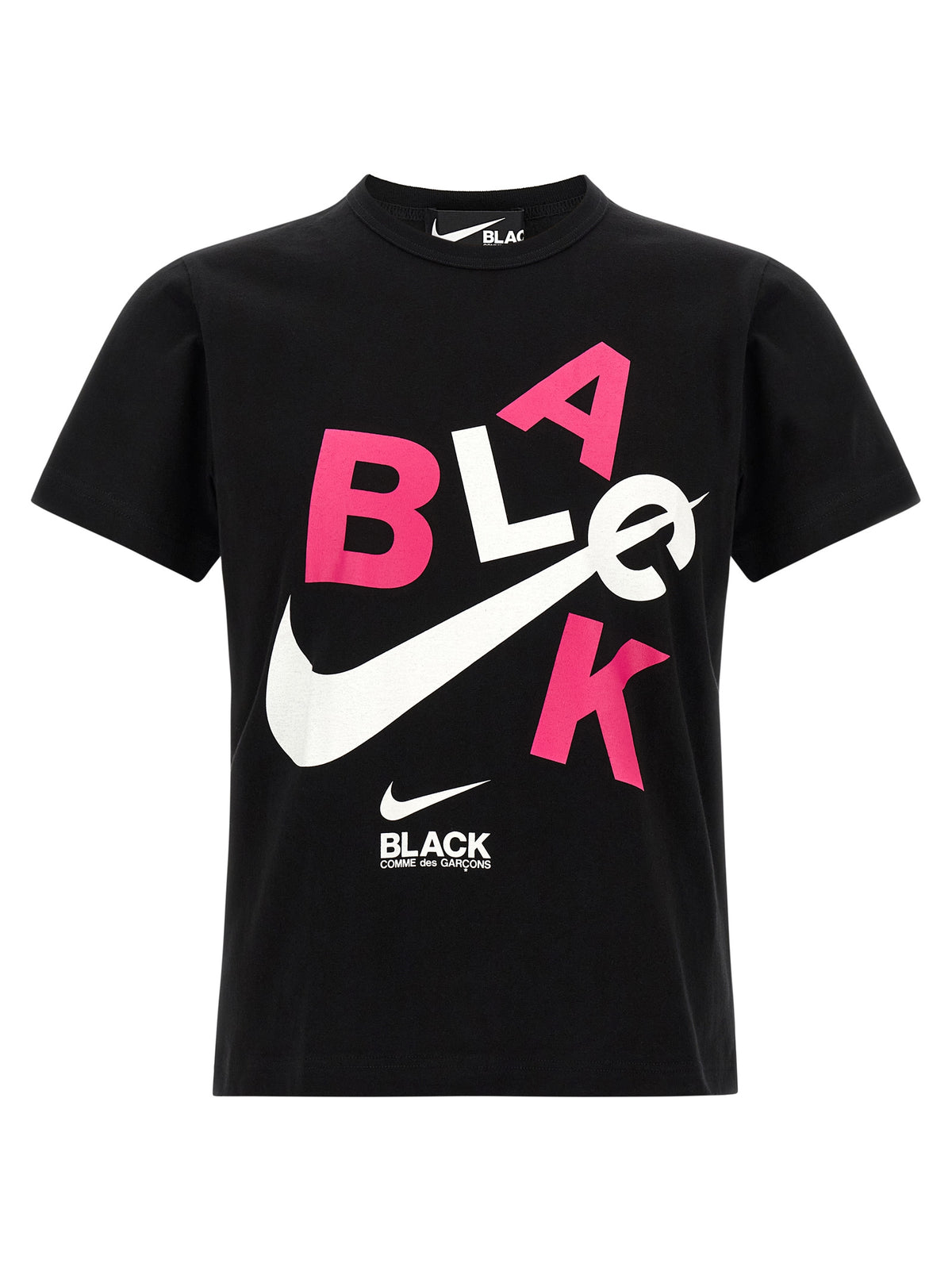 Elevate your style with the Comme Des Garçons Black Cotton T-Shirt, where avant-garde design meets luxurious comfort, perfect for the discerning connoisseur.