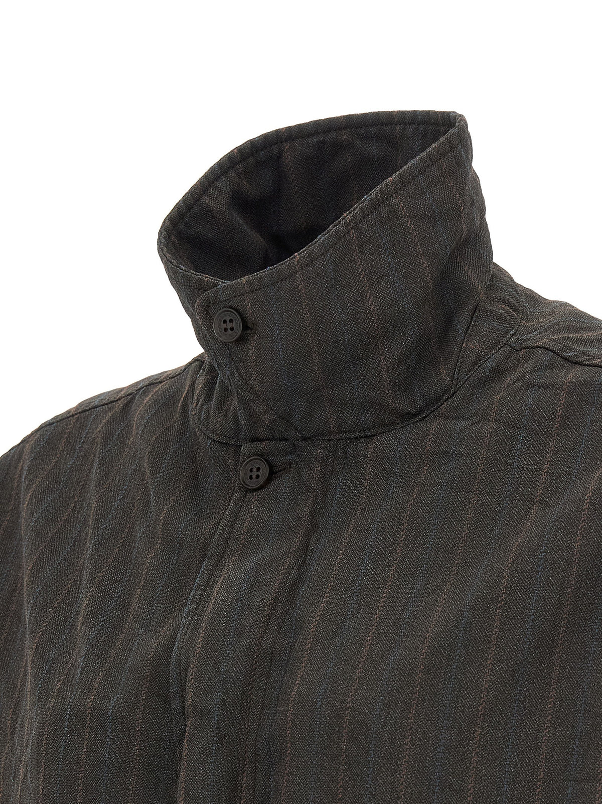 Elevate your style with the Comme Des Garçons Brown Polyester Bomber, a masterpiece of innovation and elegance, perfect for the discerning individual seeking contemporary luxury.