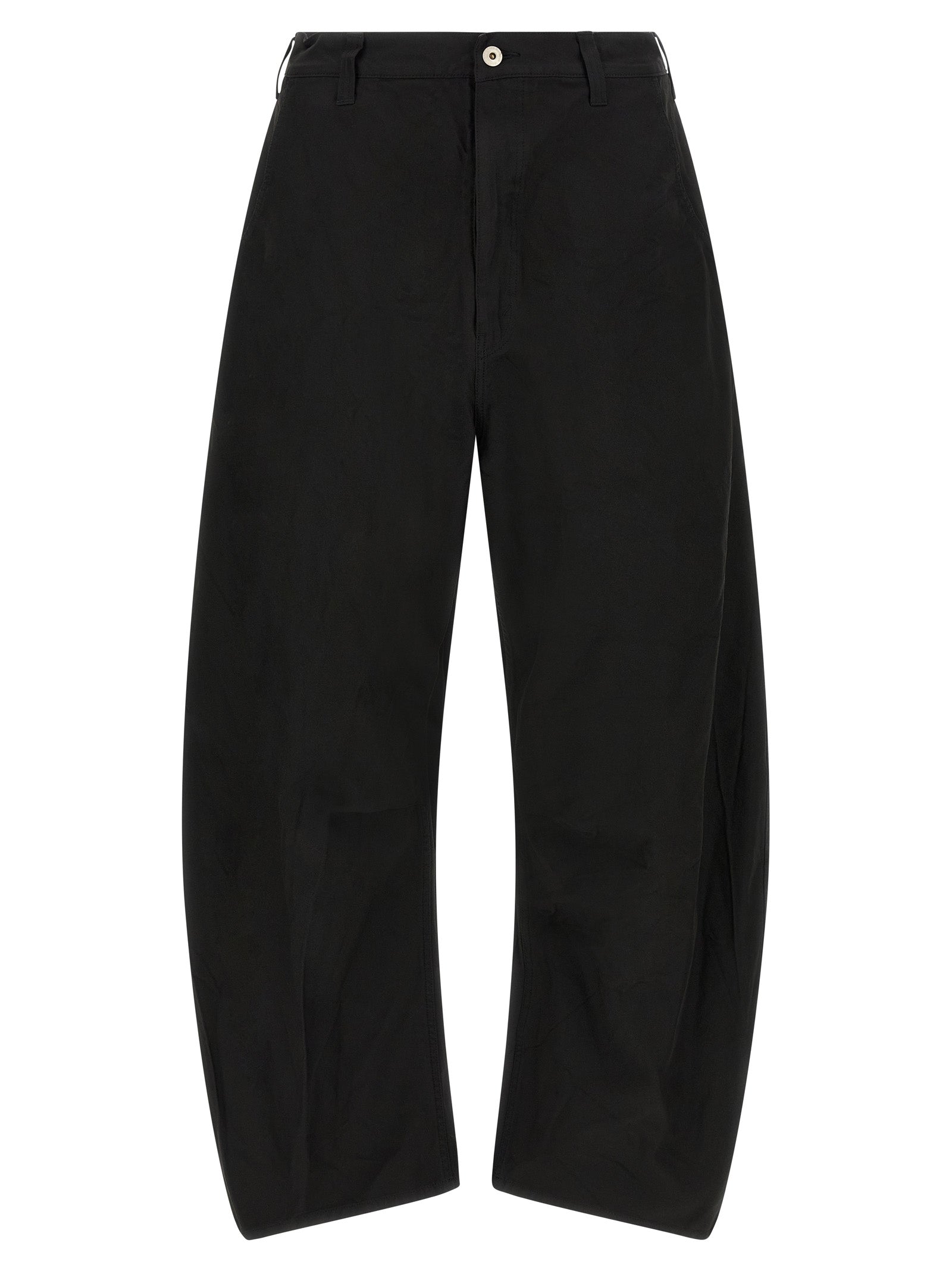Discover the avant-garde elegance of Comme Des Garçons Homme trousers, crafted from premium polyester for a sophisticated silhouette that embodies luxury and modernity.